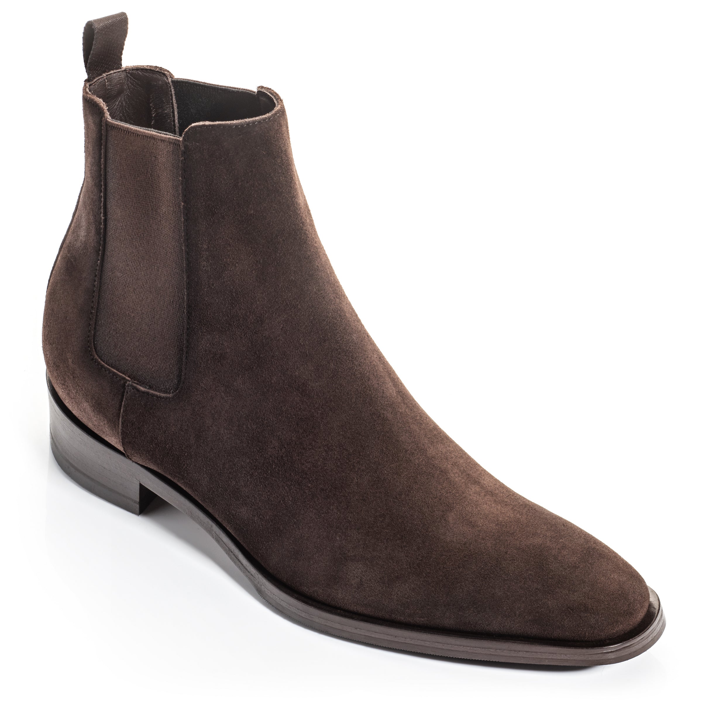 Christophe Dark Brown Suede Chelsea Boot