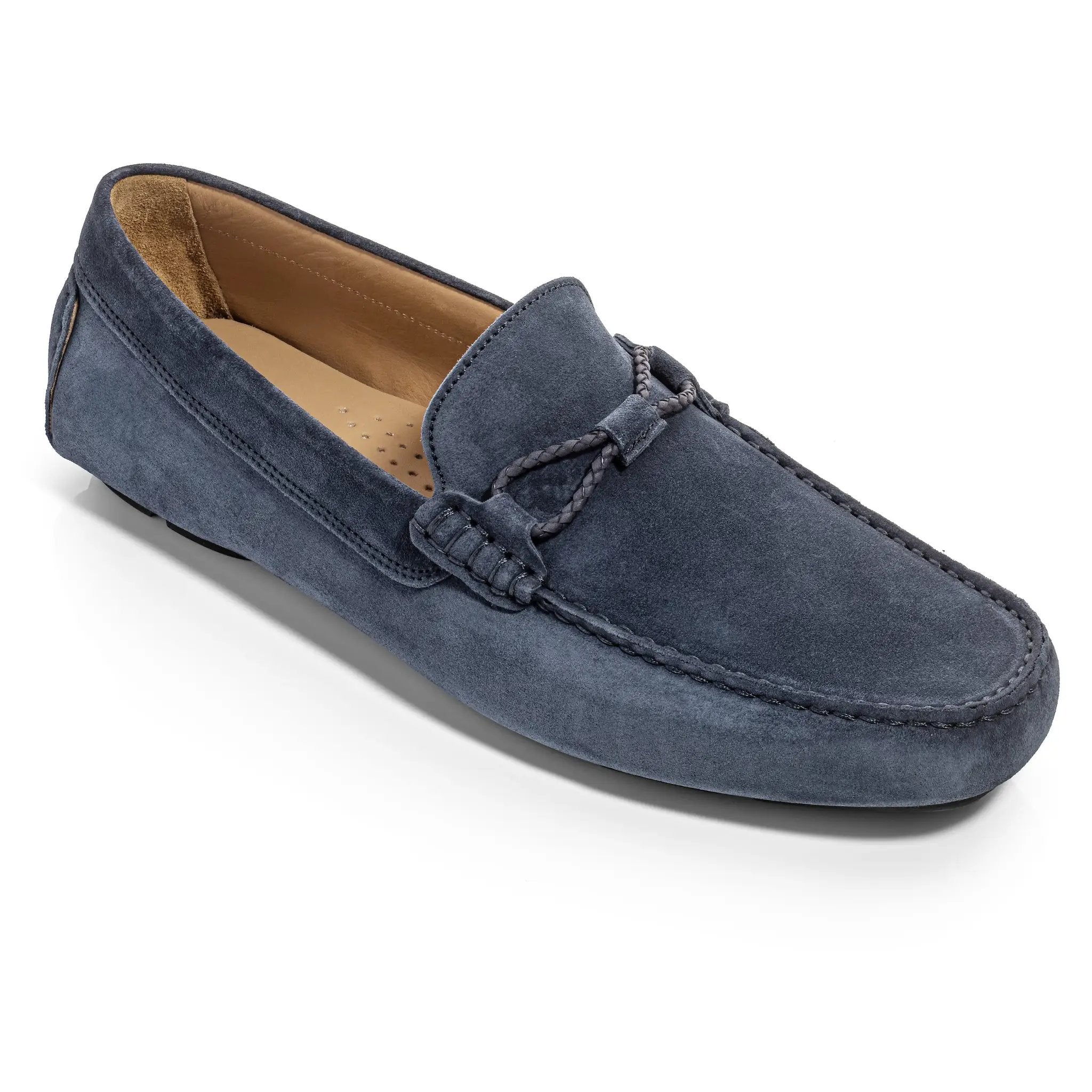 Marlin Blue Suede Driving Shoe by To Boot New York