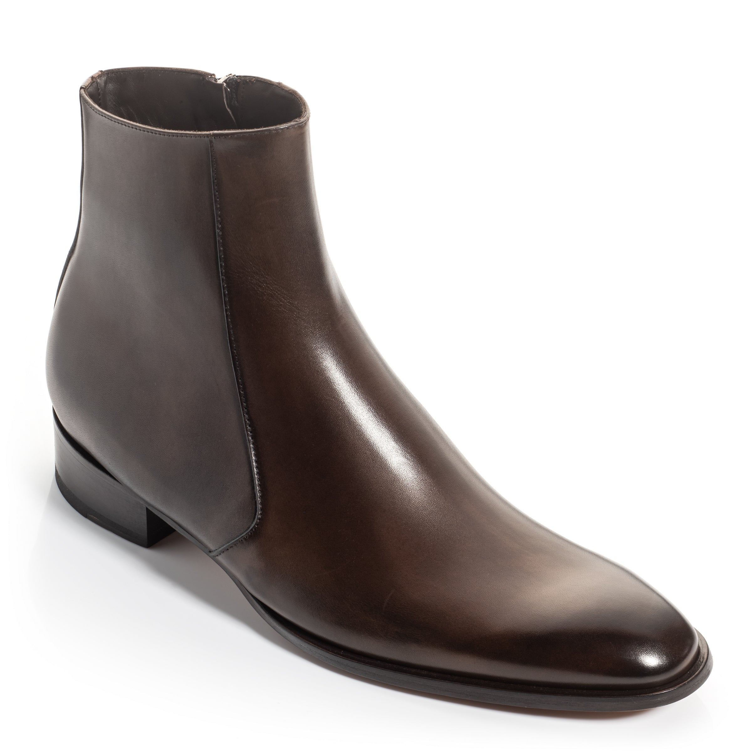 Gilmour Dark Brown Zip Boot