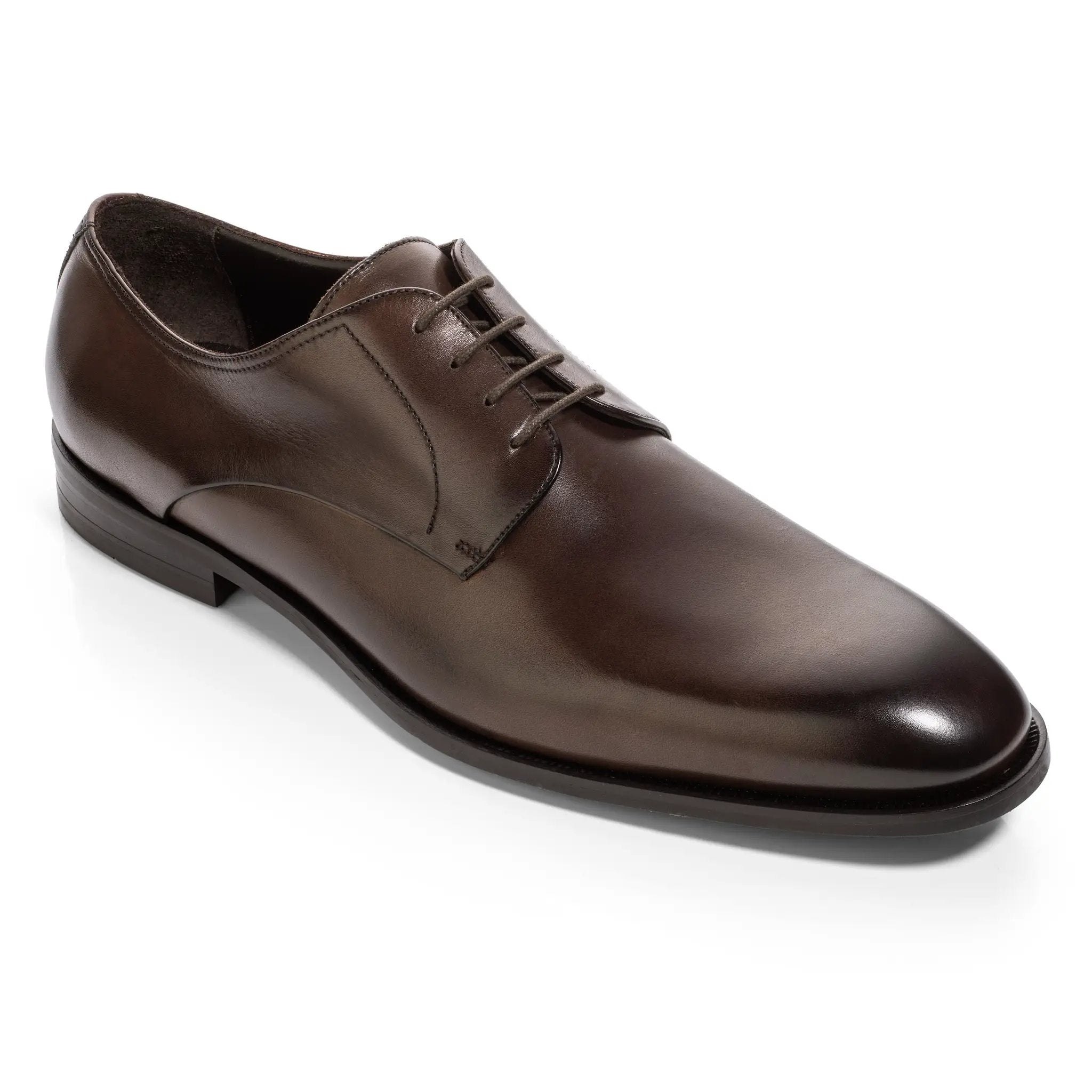 Parsons Dark Brown Calf Leather Derby Oxford by To Boot New York