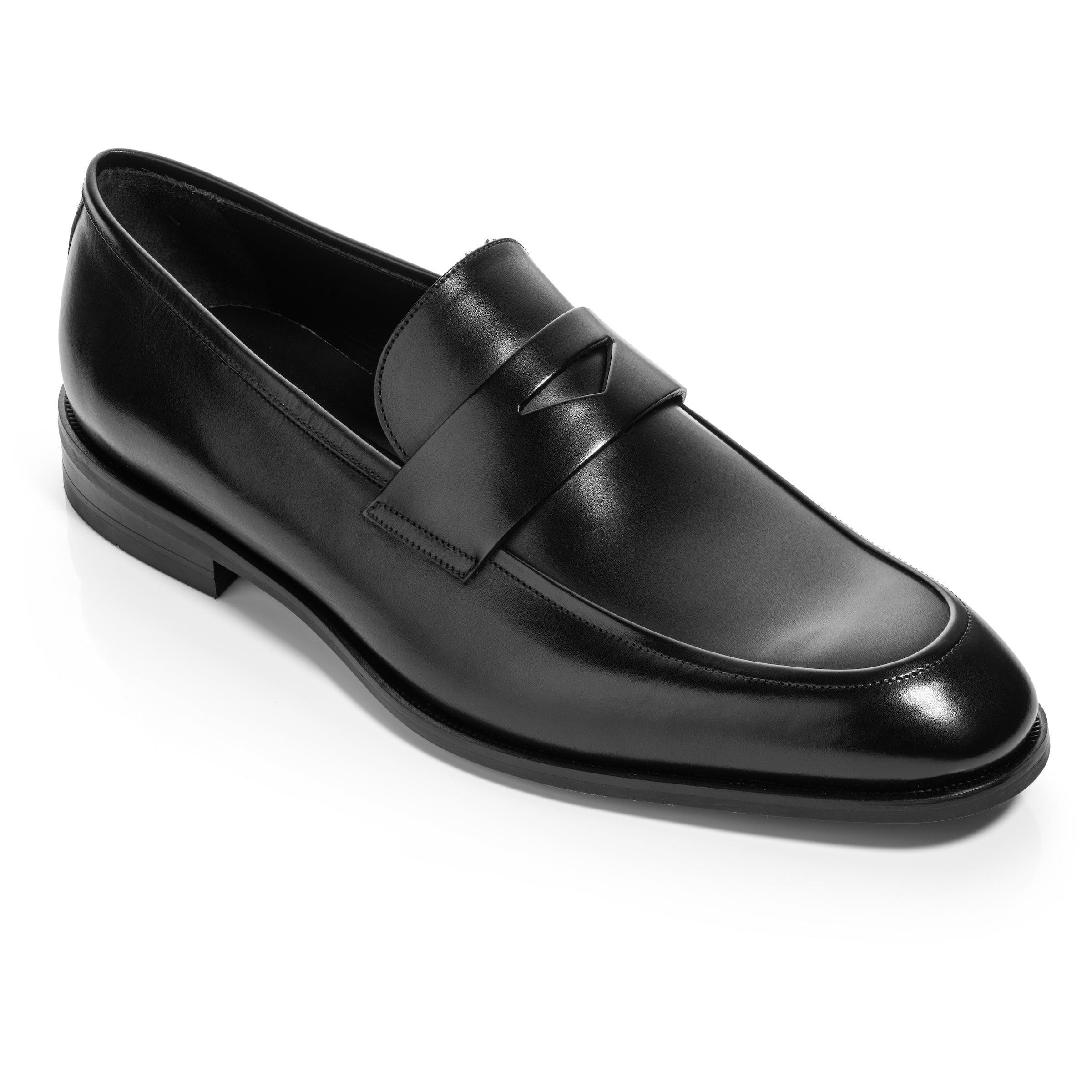 Jagger Black Calf Penny Loafer