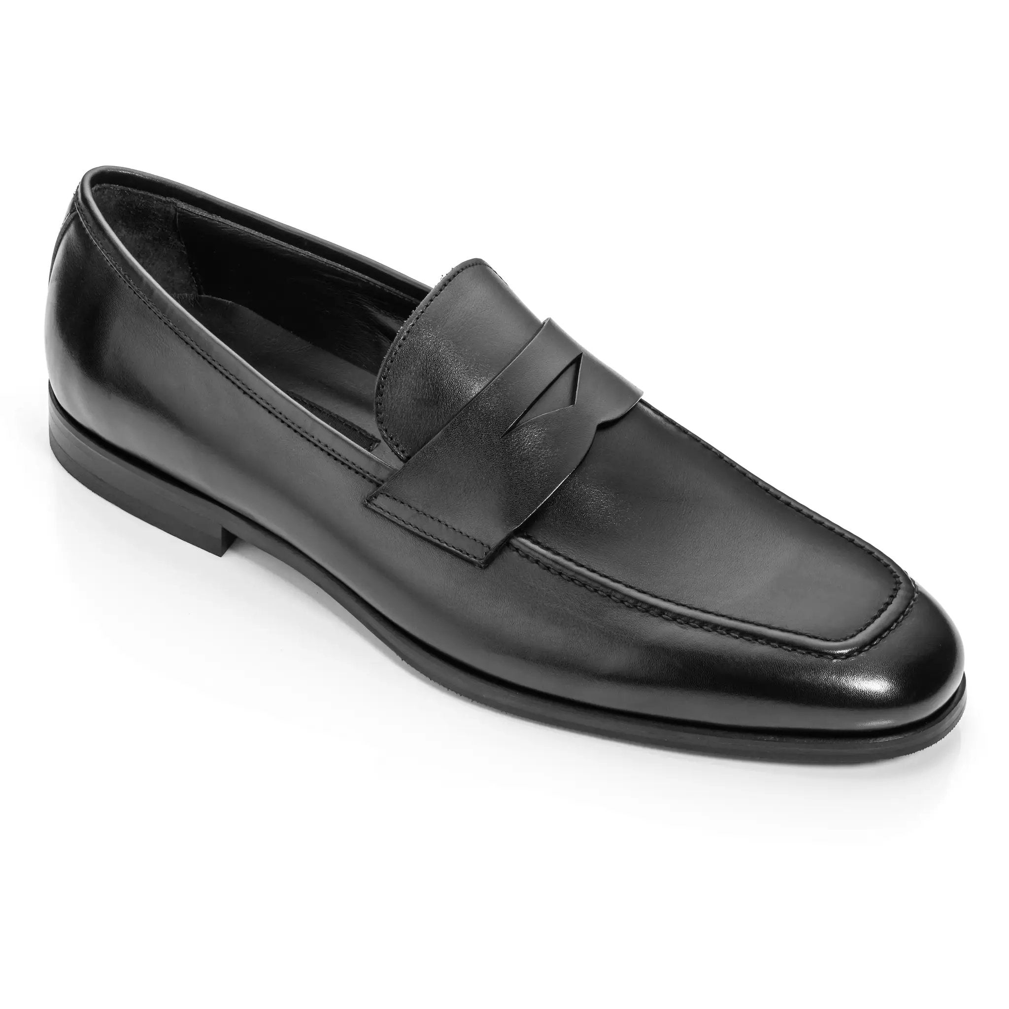 Ronny Black Calf Slip-On Loafer by To Boot New York