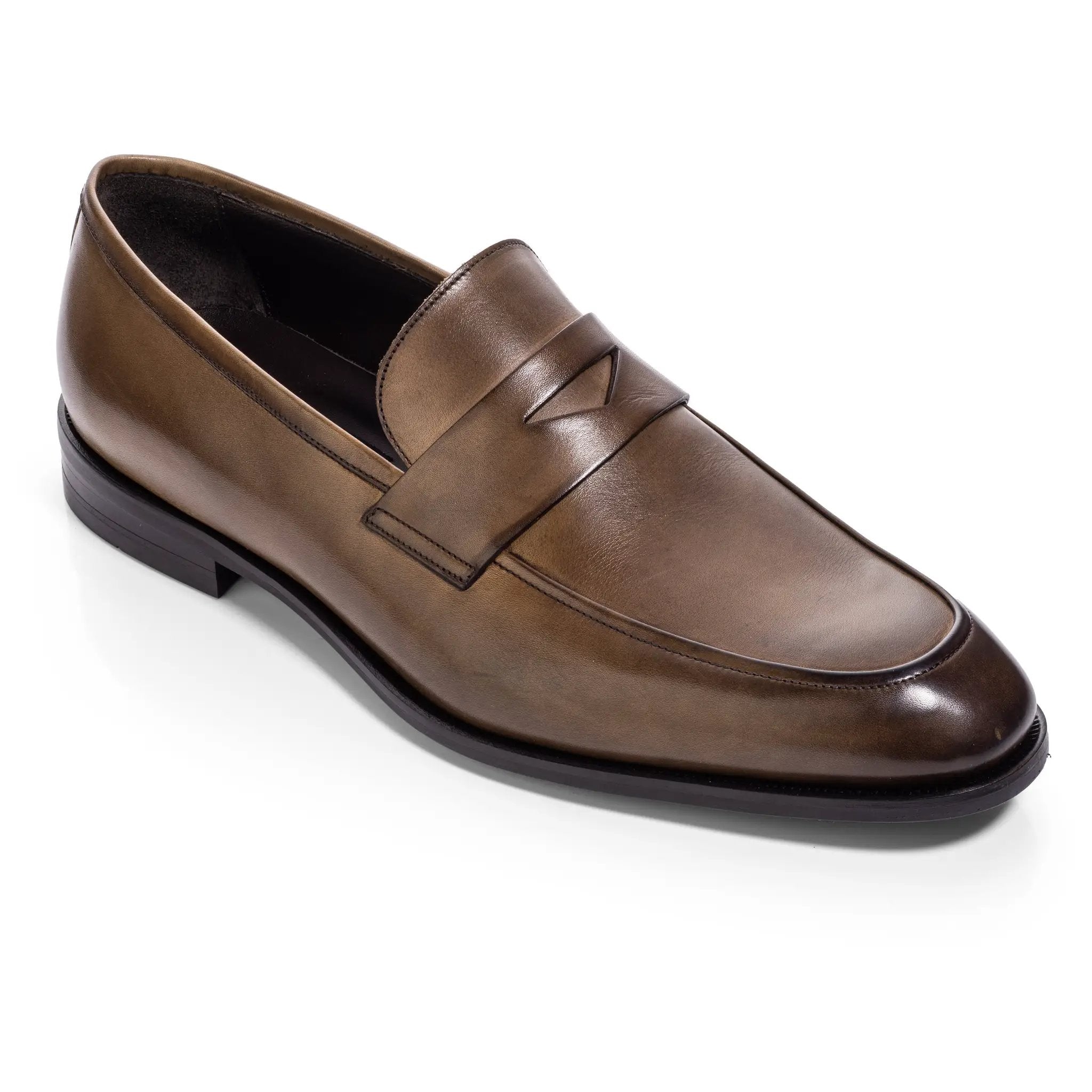 Jagger Medium Tan Calf Penny Loafer by To Boot New York