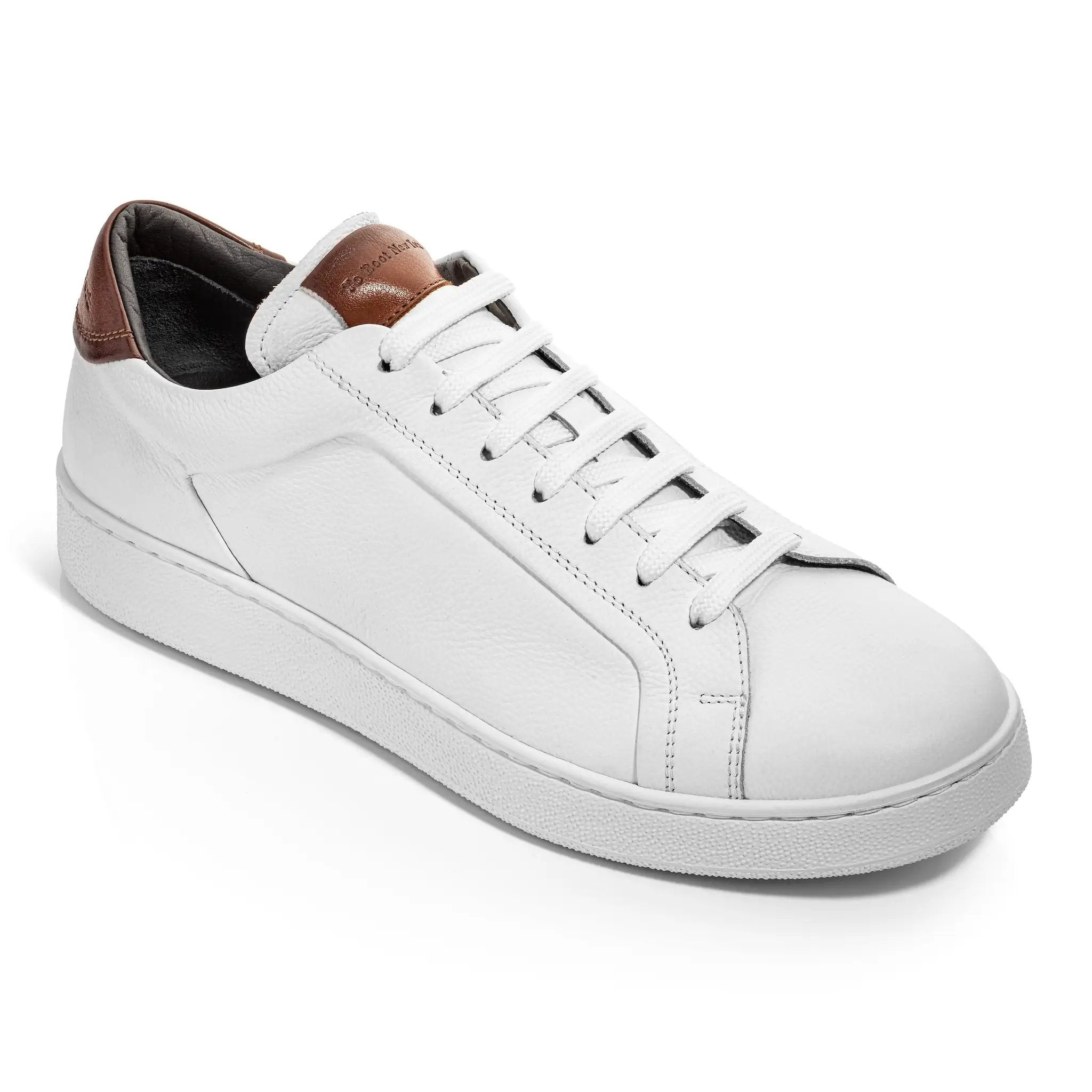 Monterey White Full Grain Leather Sneaker by To Boot New York