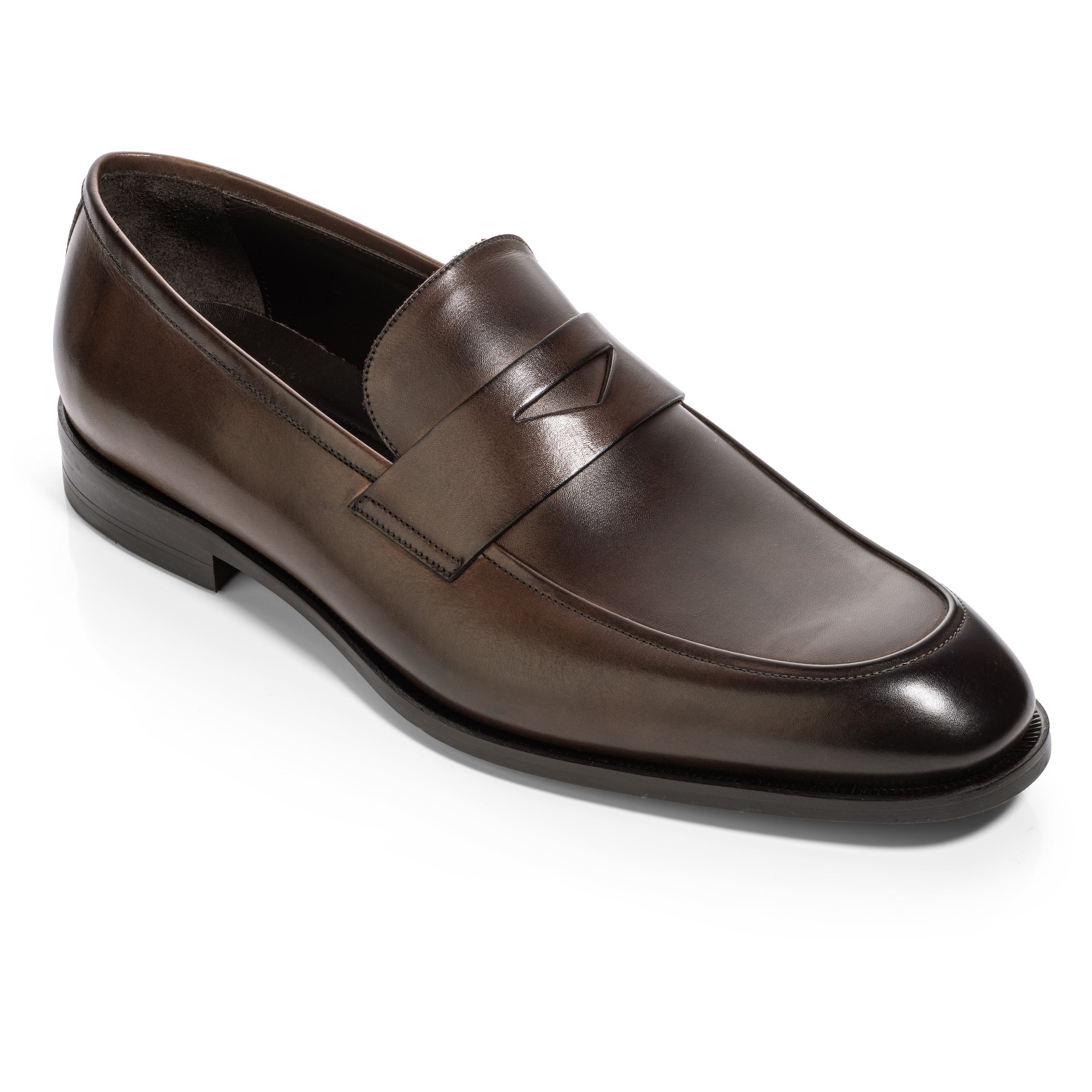 Jagger Dark Brown Calf Penny Loafer