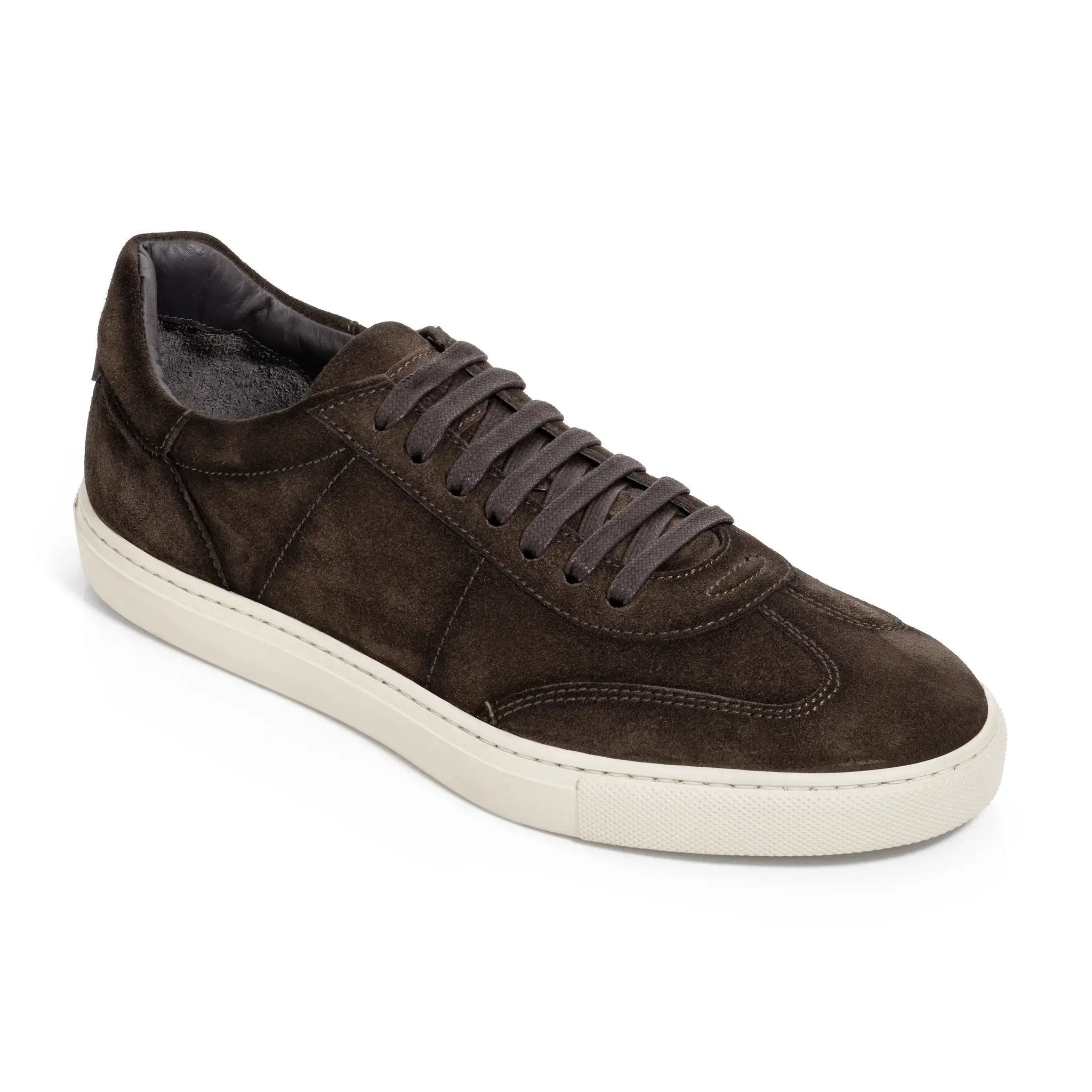 Wilton Dark Brown Aero Suede Sneaker by To Boot New York