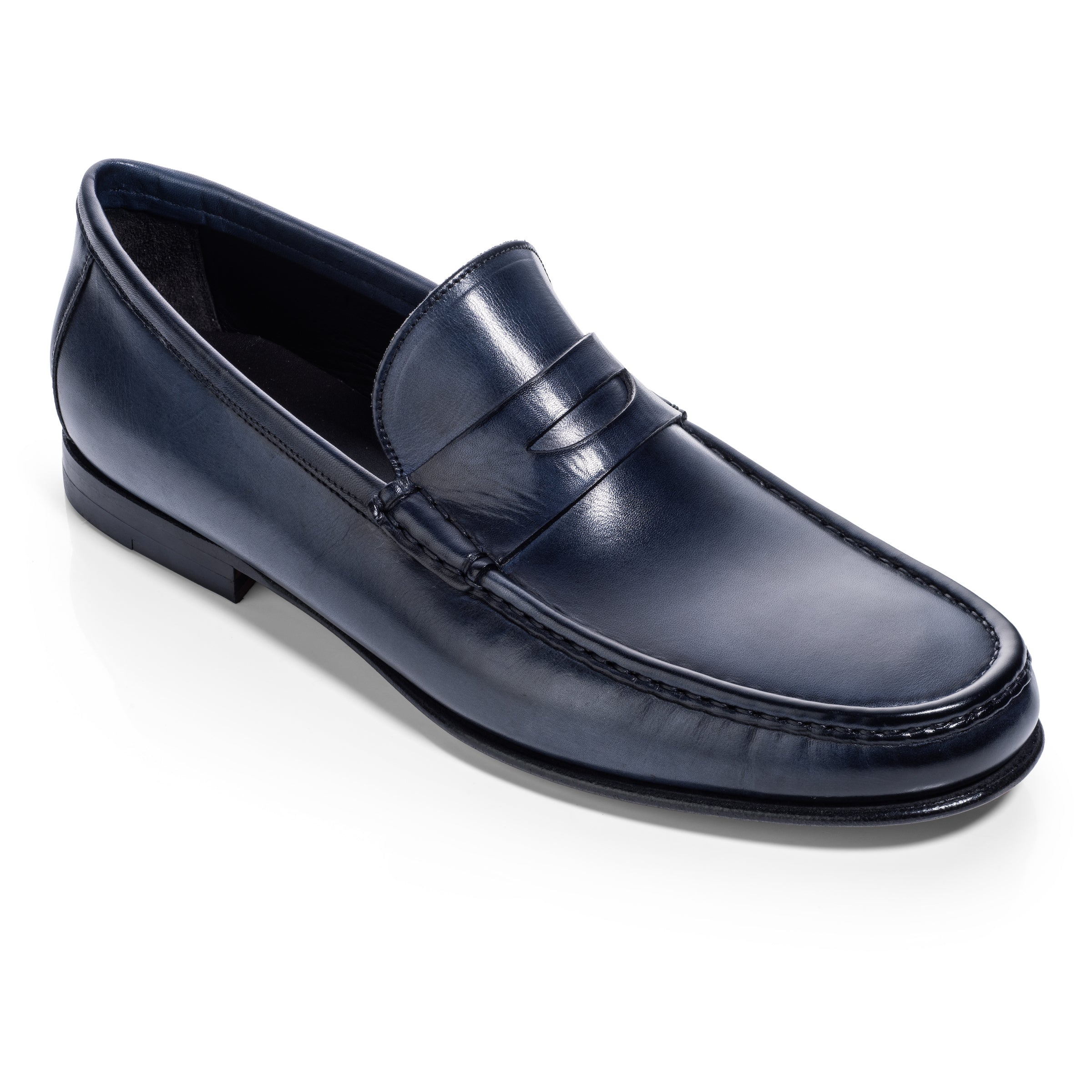 Clapton Blue Calf Penny Loafer