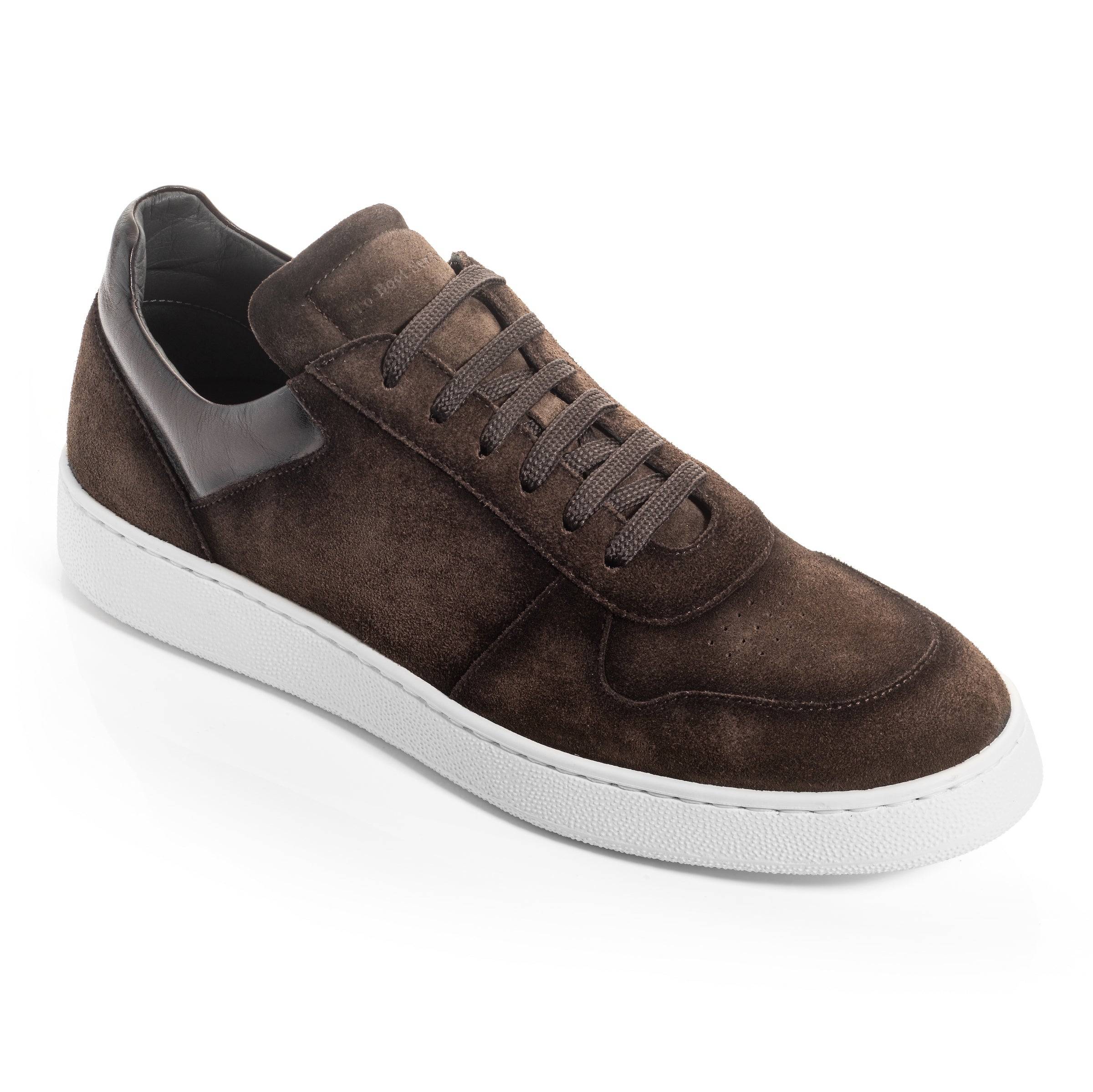 Callum Brown Suede Court Sneaker