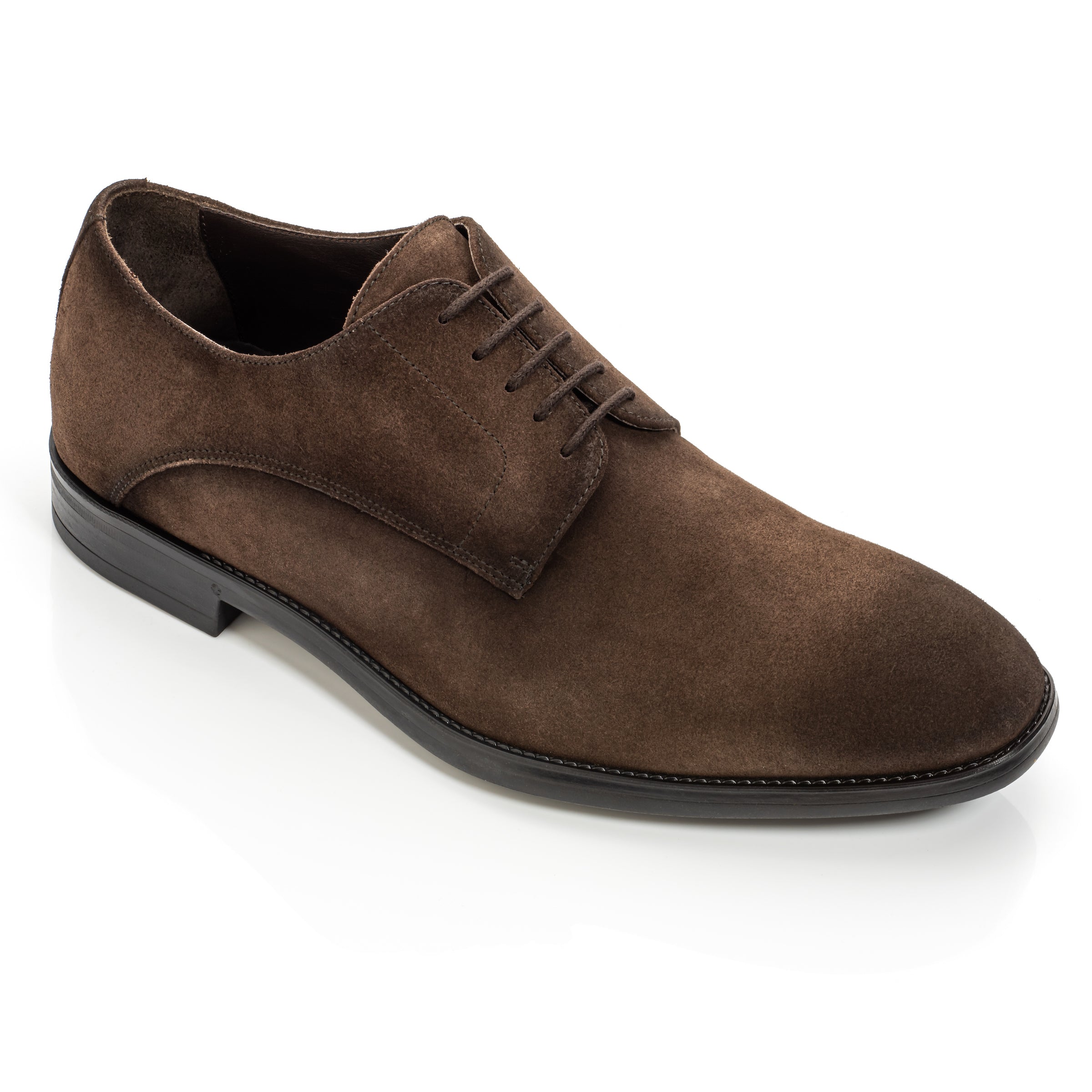 Amedeo Dark Brown Aero Suede Derby