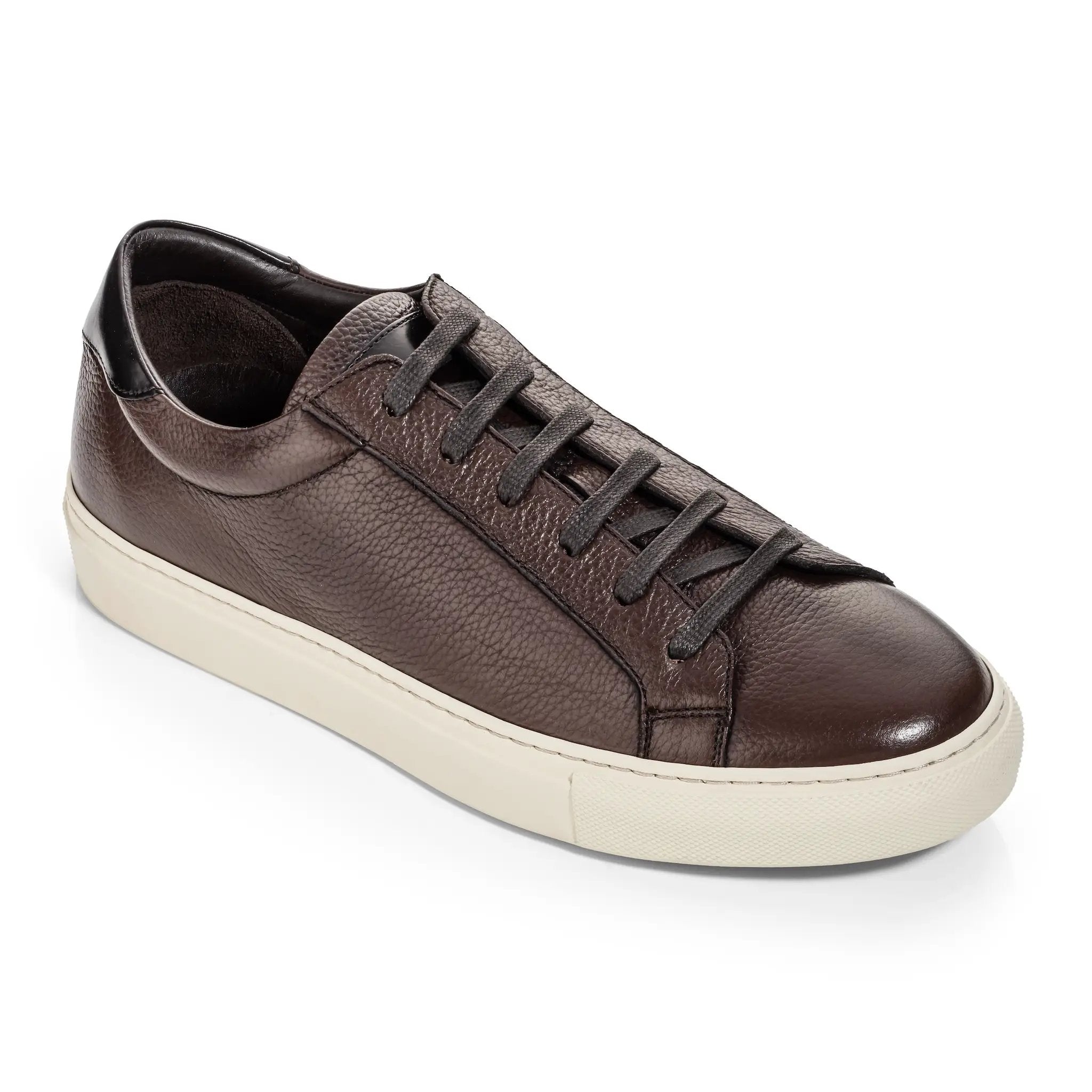 Bloom Brown Full Grain Leather Sneaker by To Boot New York
