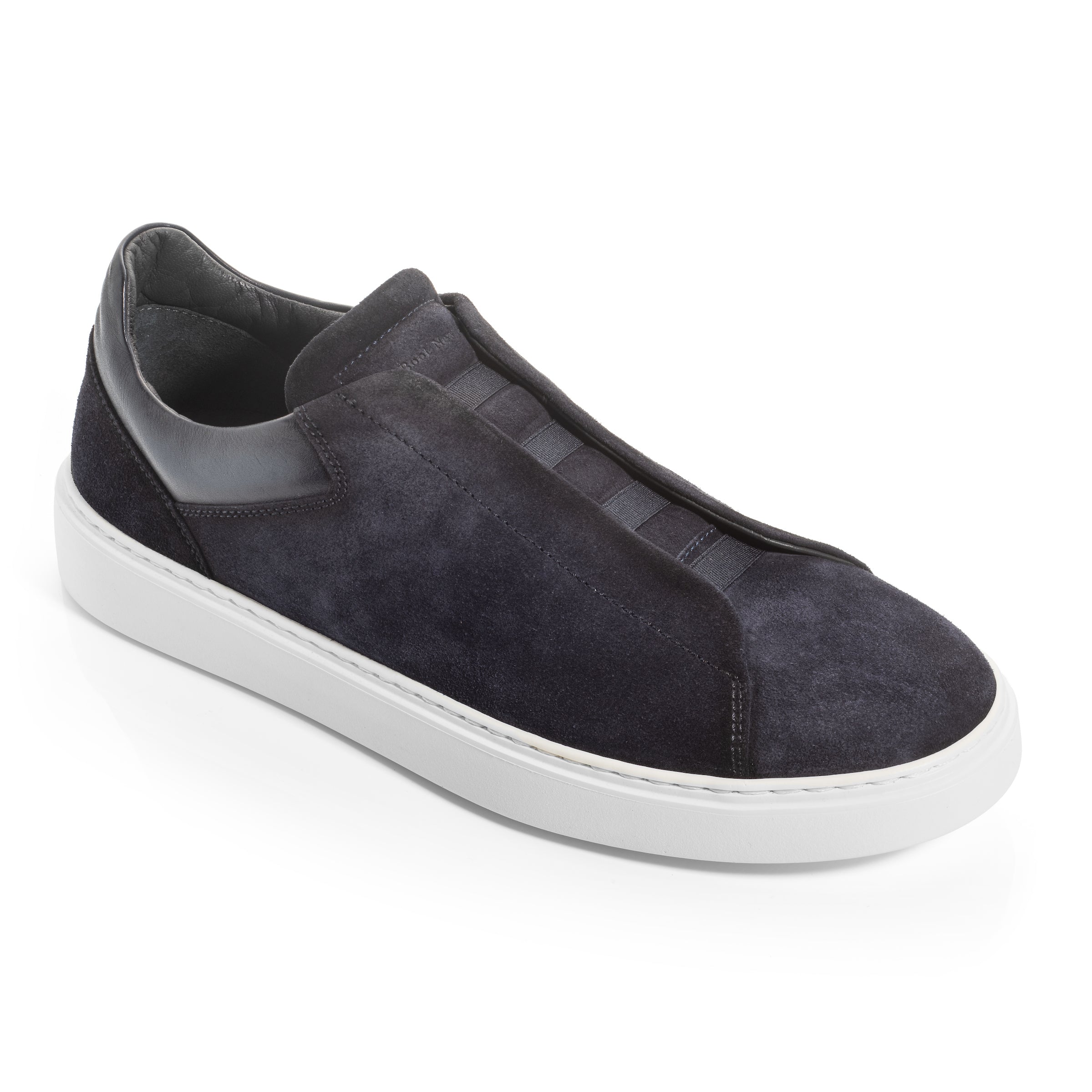 Campion Navy Blue Aero Suede Slip On Sneaker