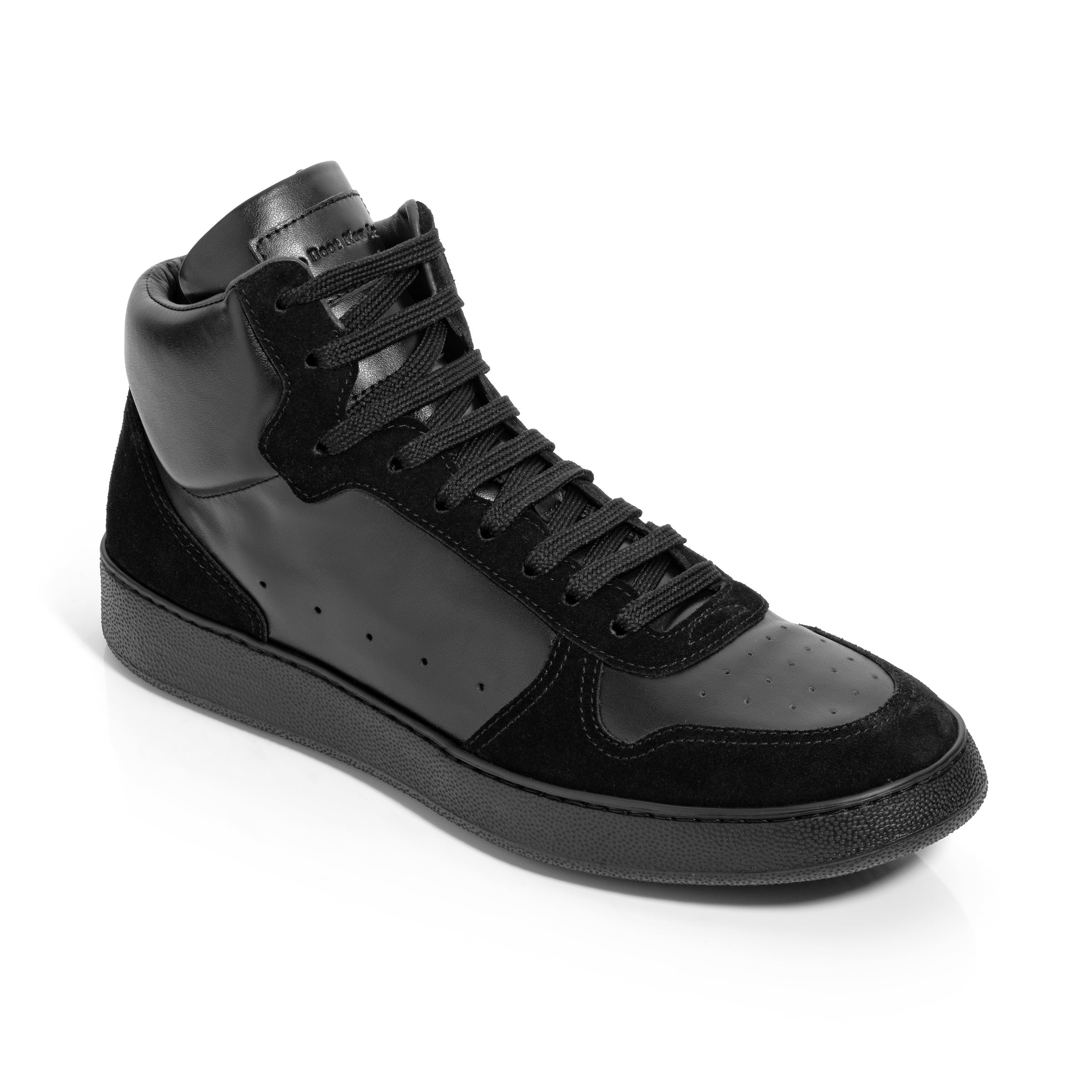 Thomson Black/Black High-Top Sneaker