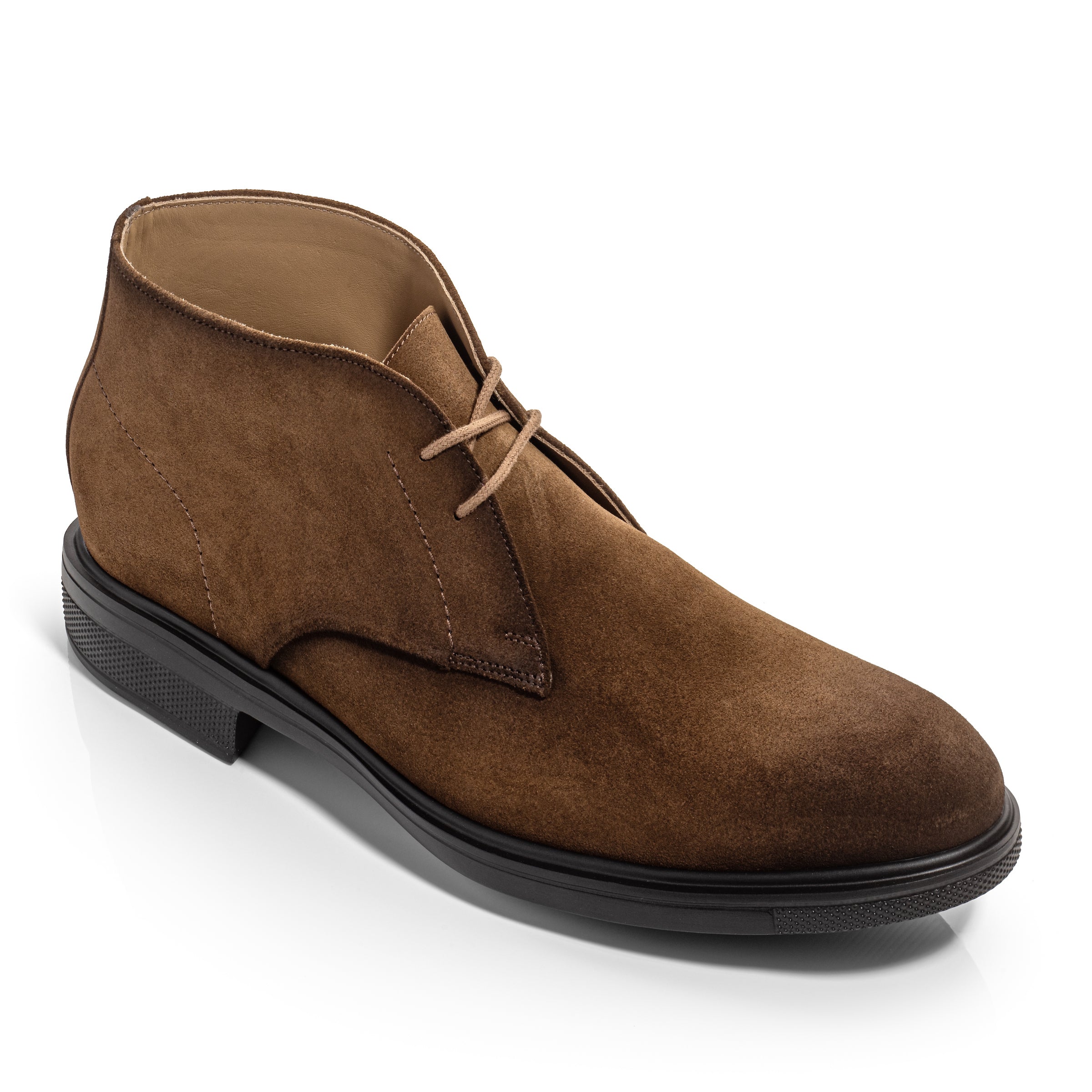 Henderson Mid Brown Weather-Repellent Suede Chukka Boot