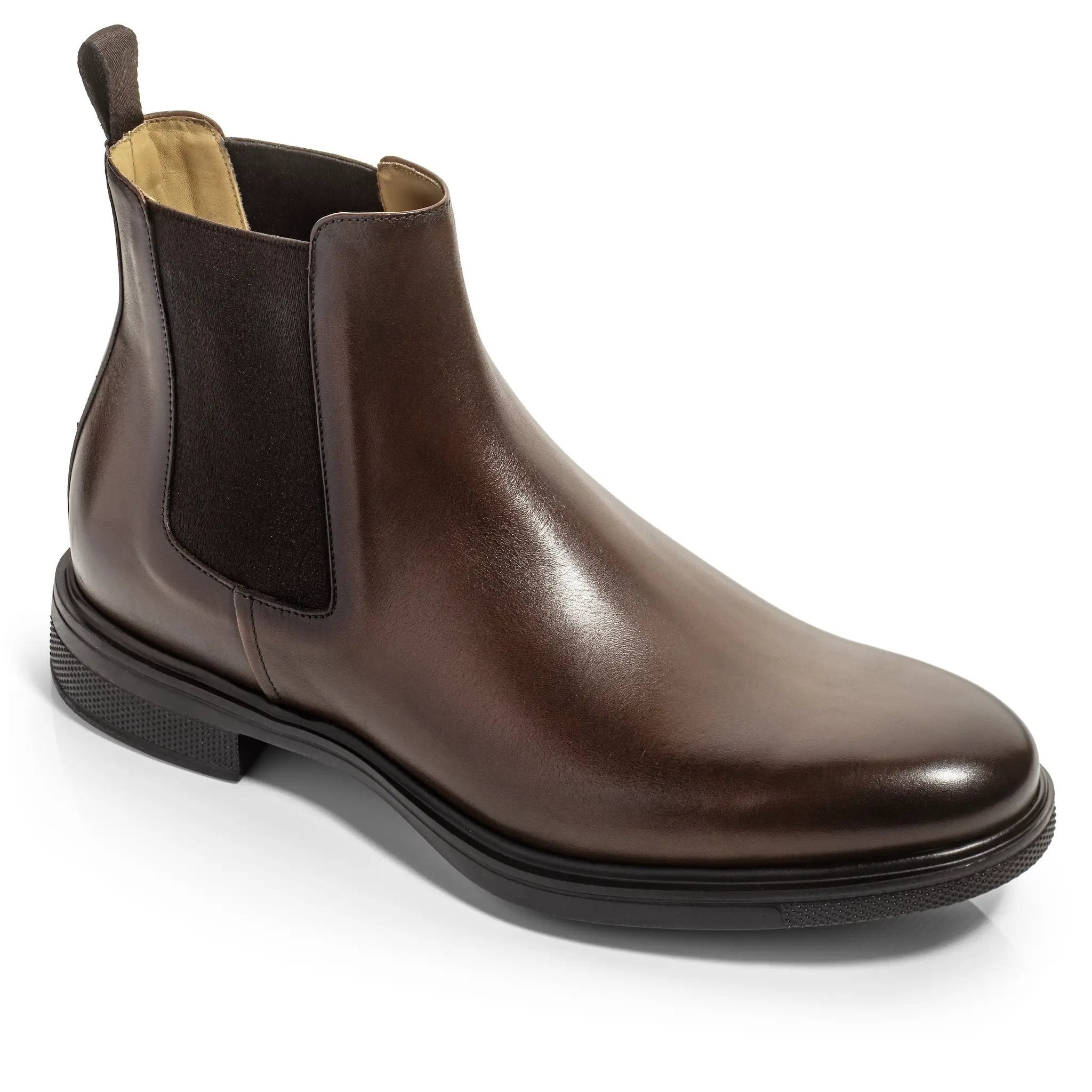 Carlsbad Dark Brown Calf Leather Chelsea Boot by To Boot New York