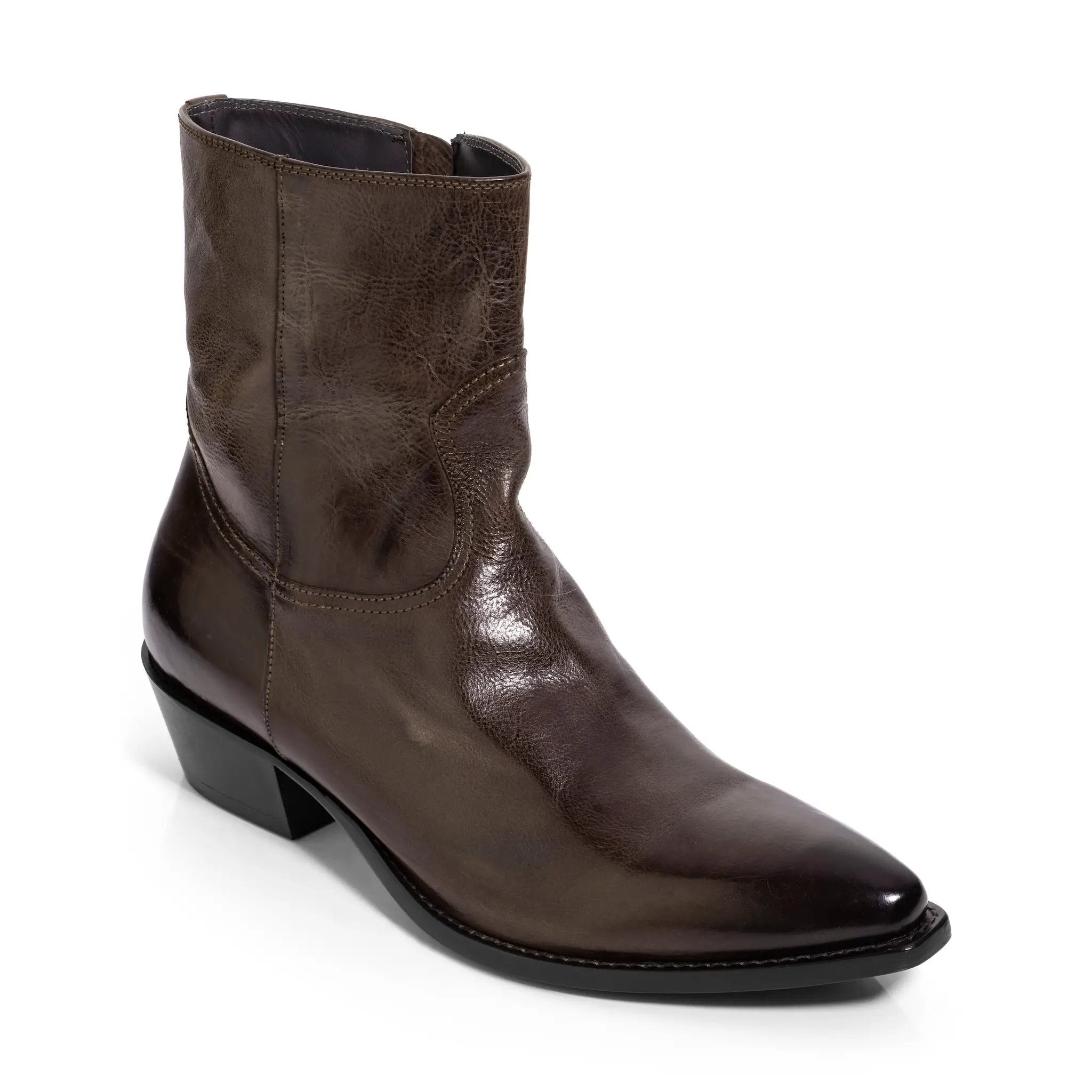 Augustus Brown Leather Western Boot by To Boot New York