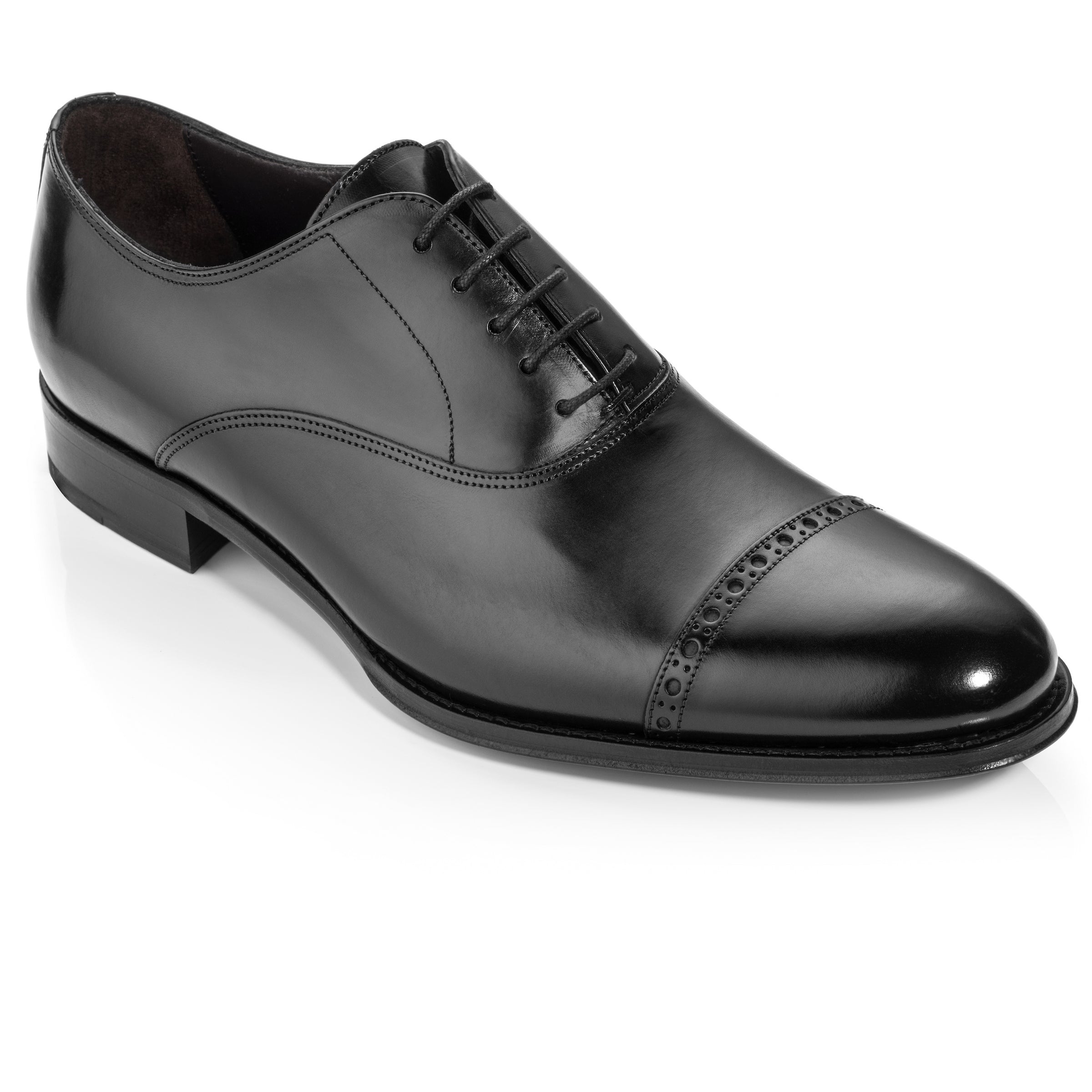 Anton Black Cap Toe Oxford