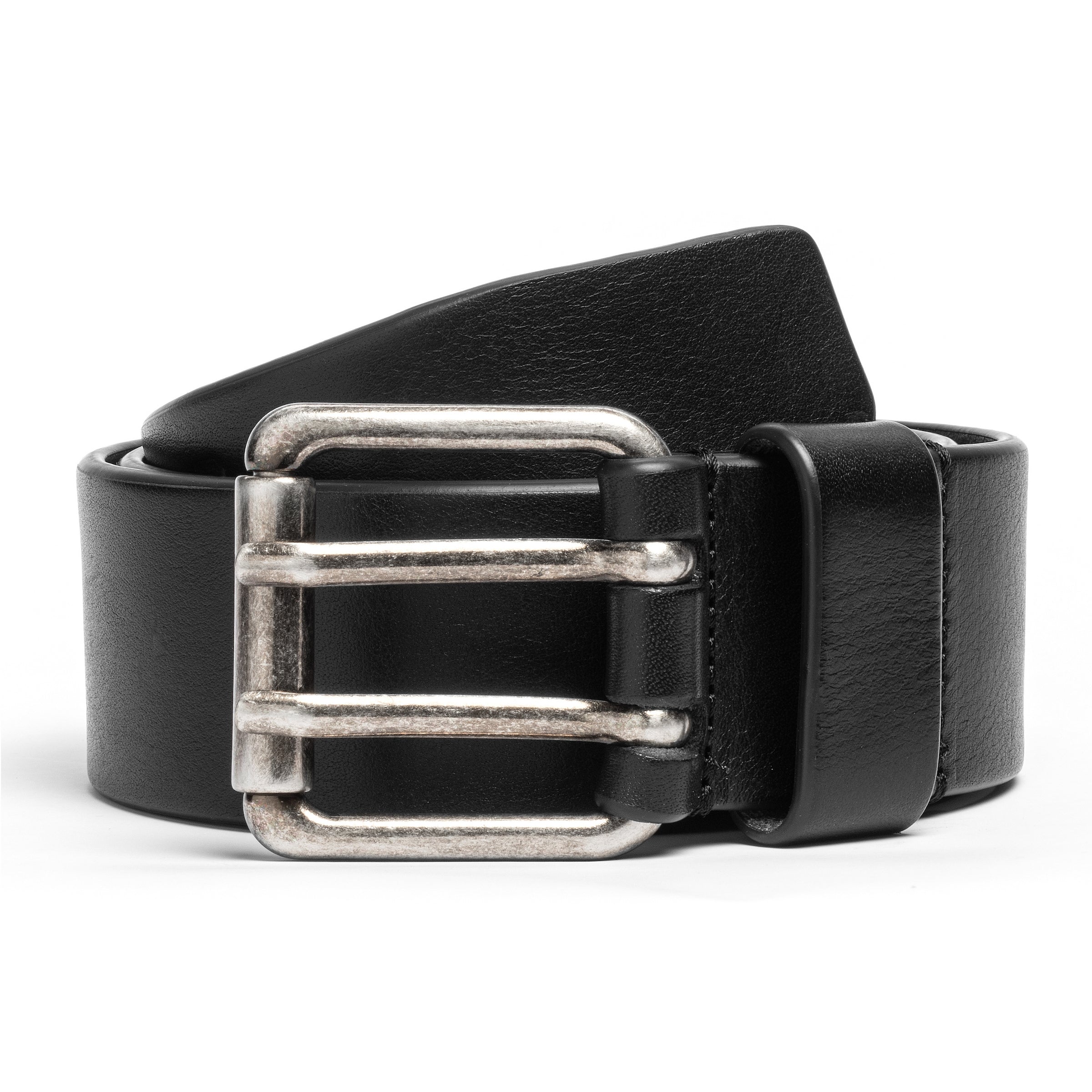 Black 2 Prong / Roller Jeans Belt