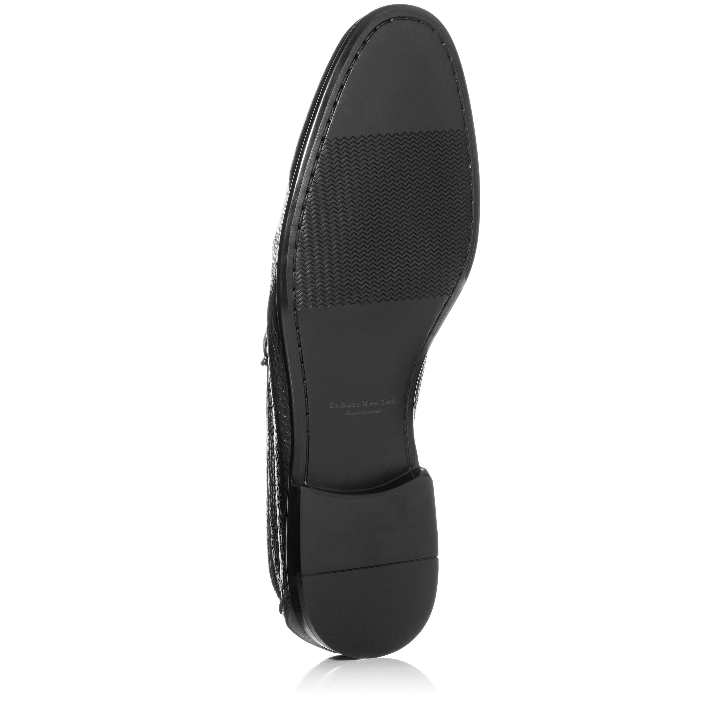 Dunmore Black Deerskin Slip On