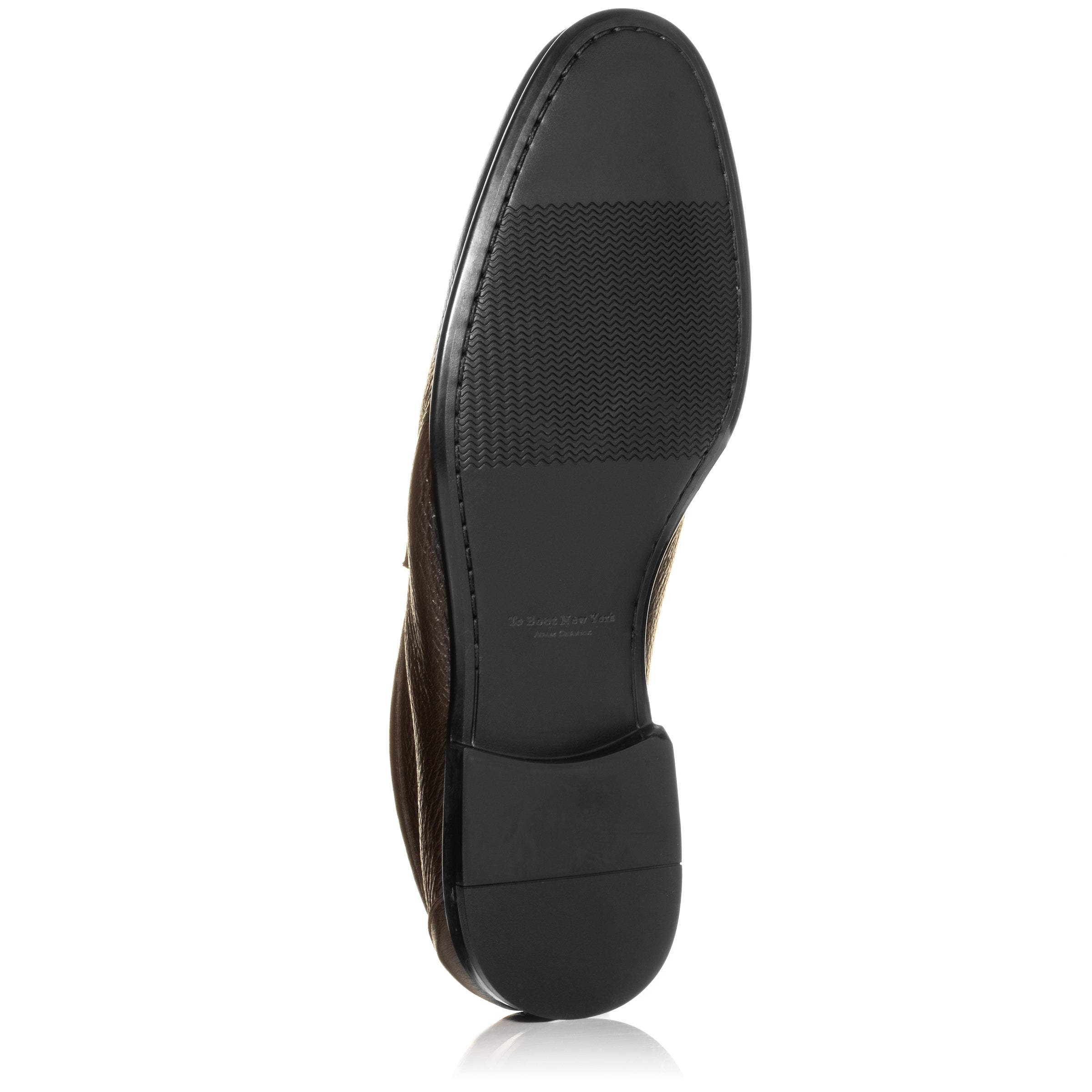 Dunmore Dark Brown Deerskin Slip On