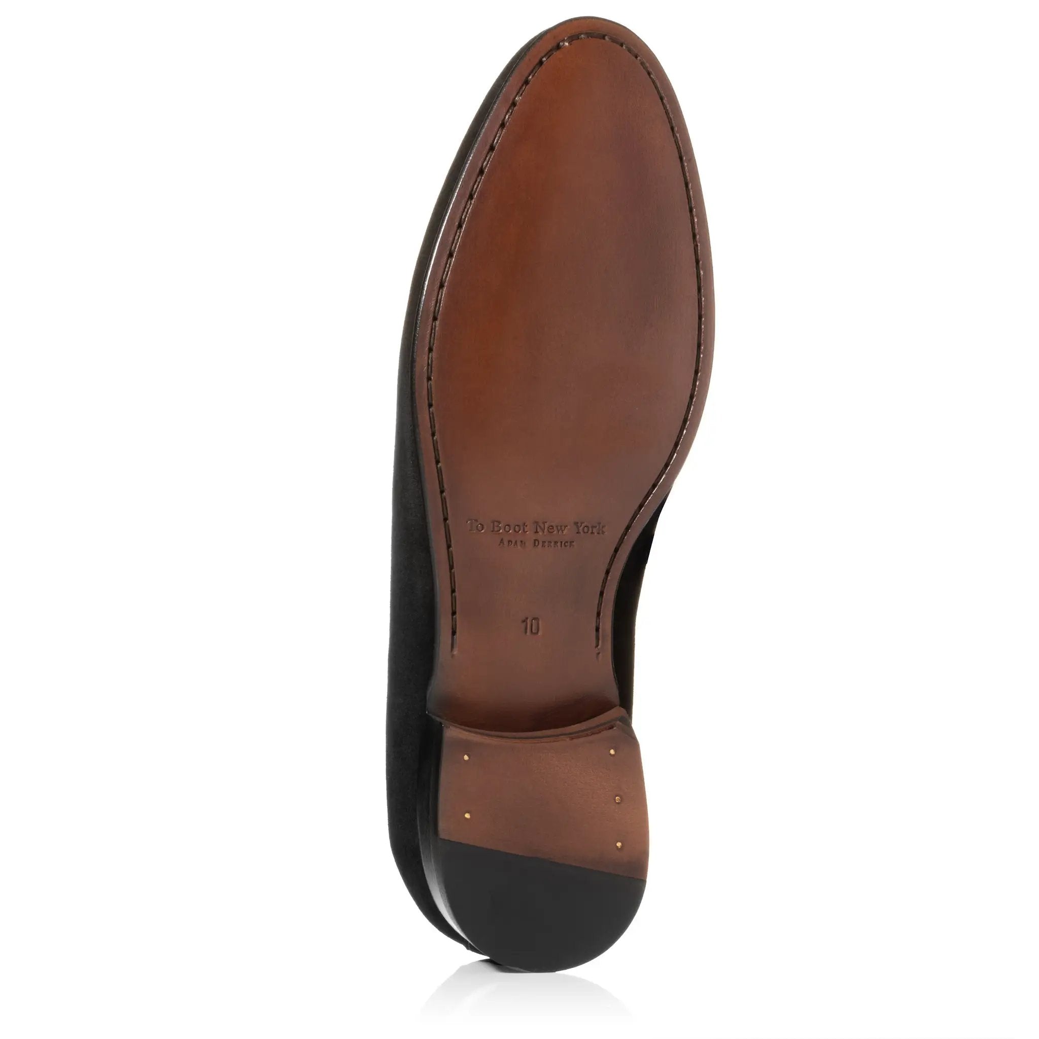 Shayne Black Suede Bow Pump Belgian Loafer by To Boot New York