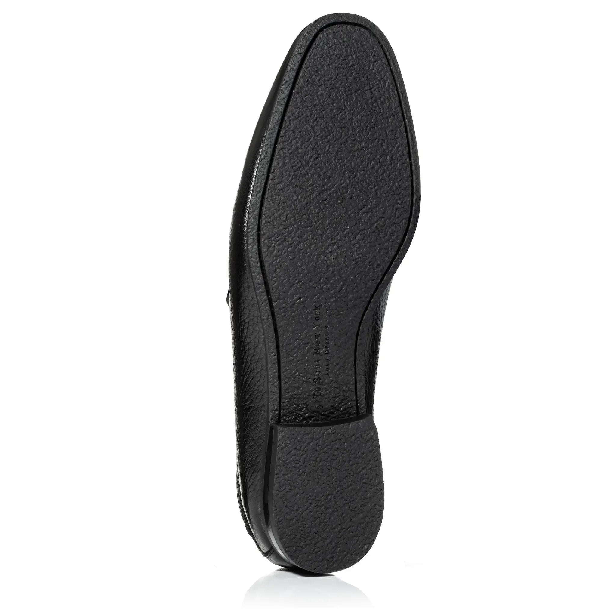 Brunswick Black Deerskin Leather Slip-On Loafer by To Boot New York