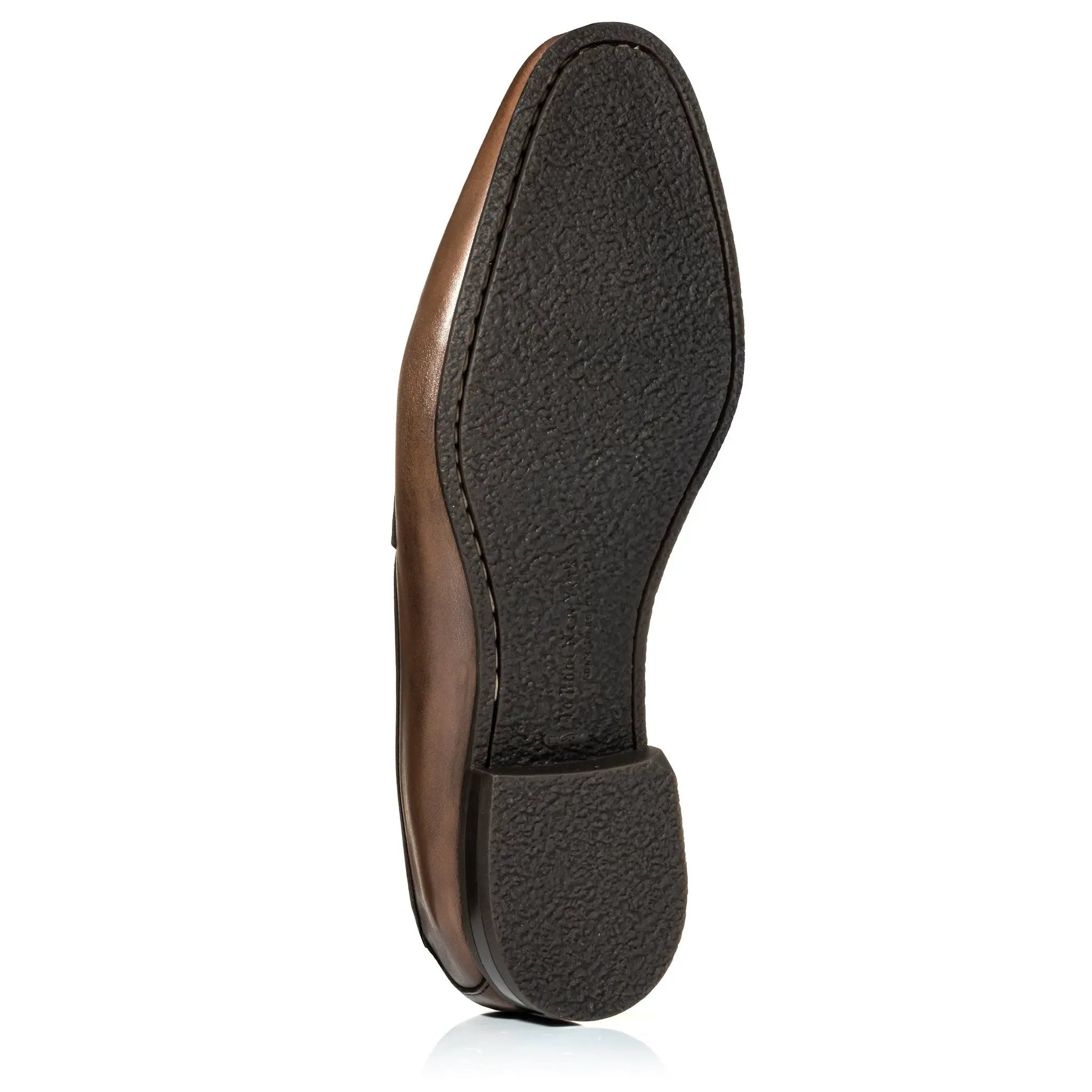 Keats Cognac Calf Leather Slip-on Men's Penny Loafer by To Boot New York