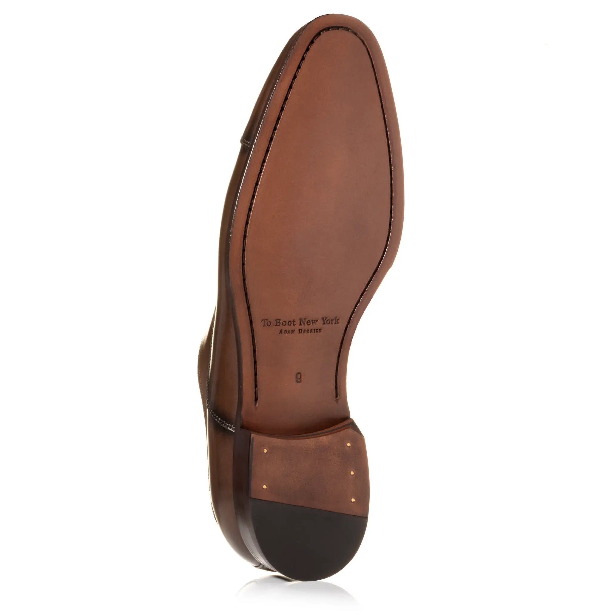 Frankie Dark Brown Calf Cap Toe Balmoral by To Boot New York