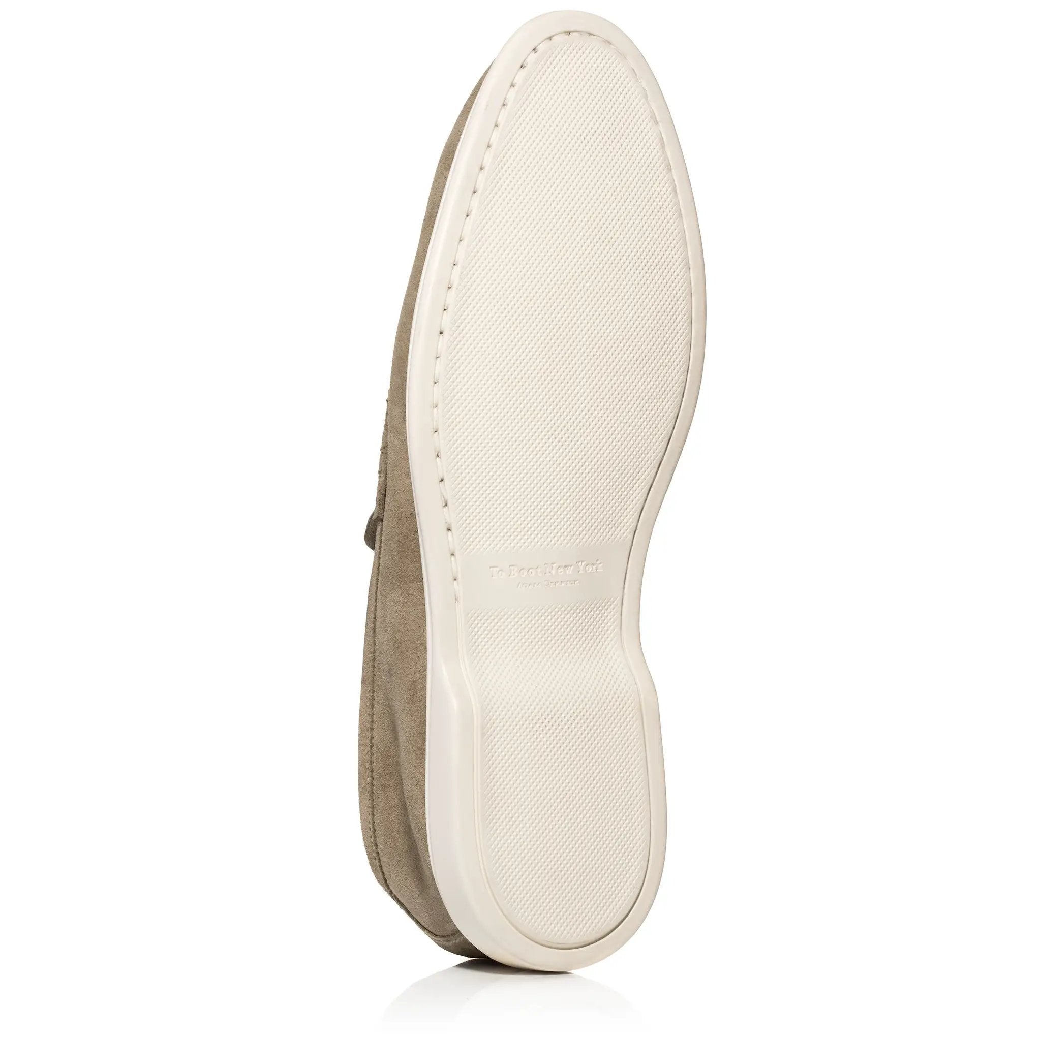 Browne Taupe Suede Penny Slip-On Loafer by To Boot New York