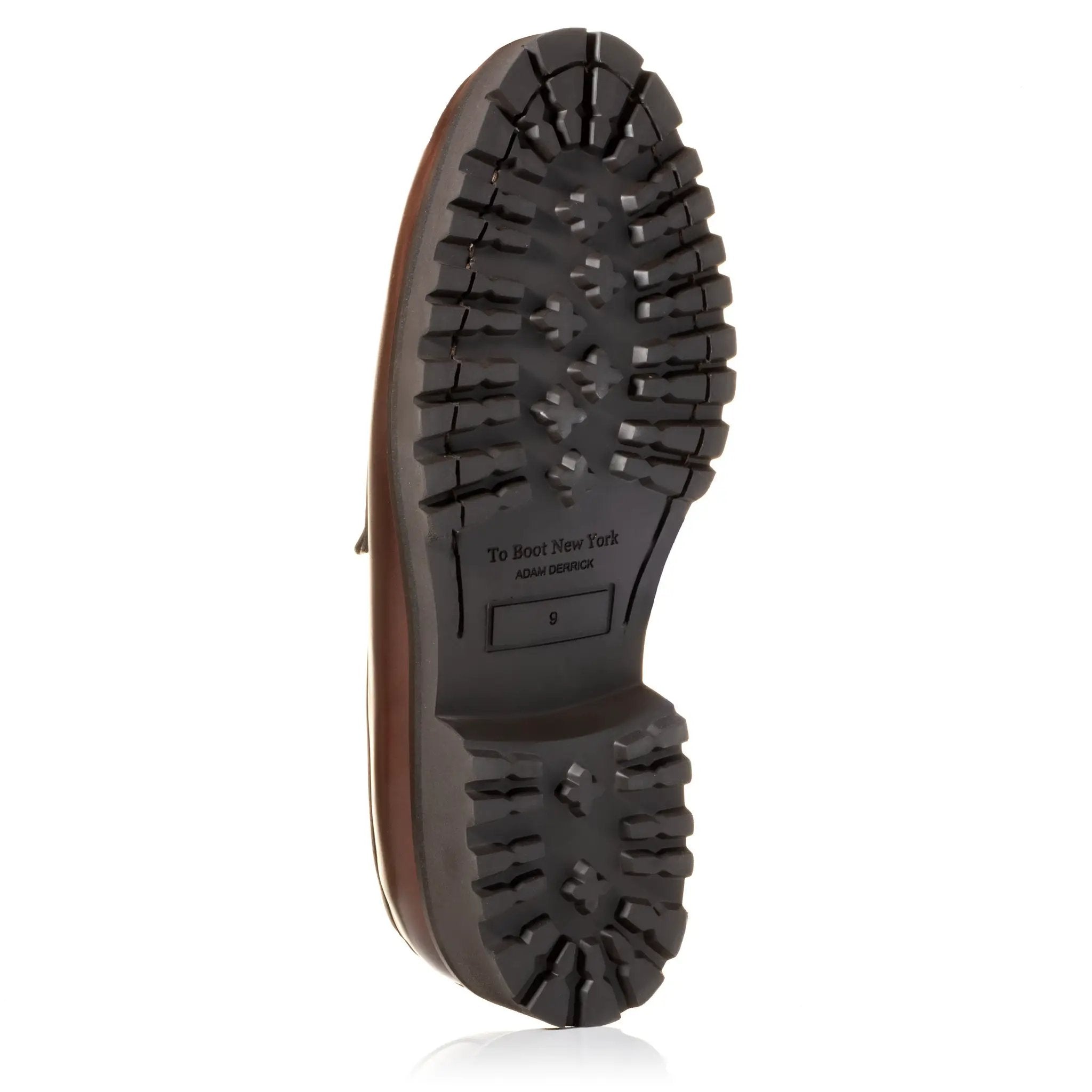 Nino Brown Calf Lug Sole Penny Loafer by To Boot New York