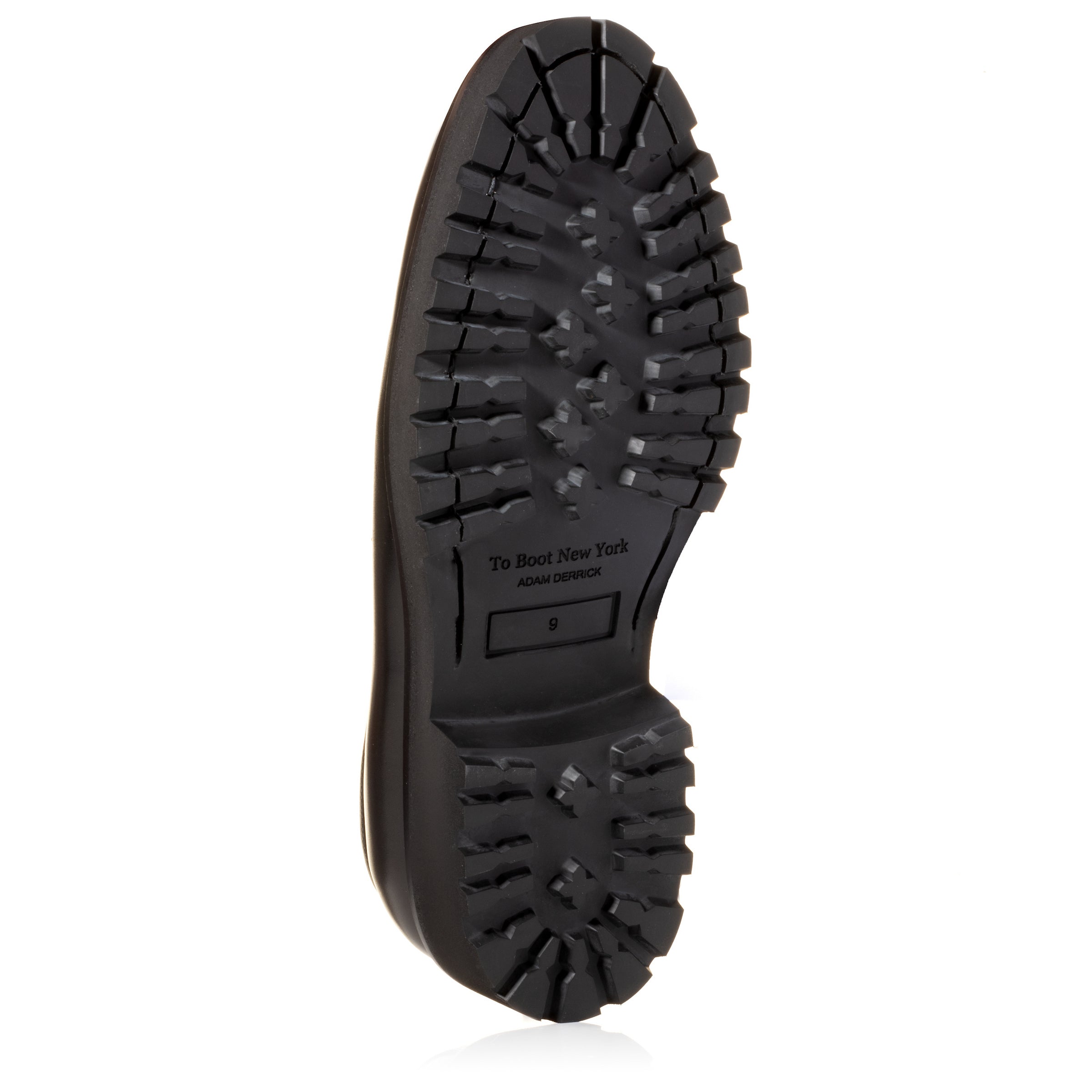 Nino Black Calf Lug Sole Penny Loafer