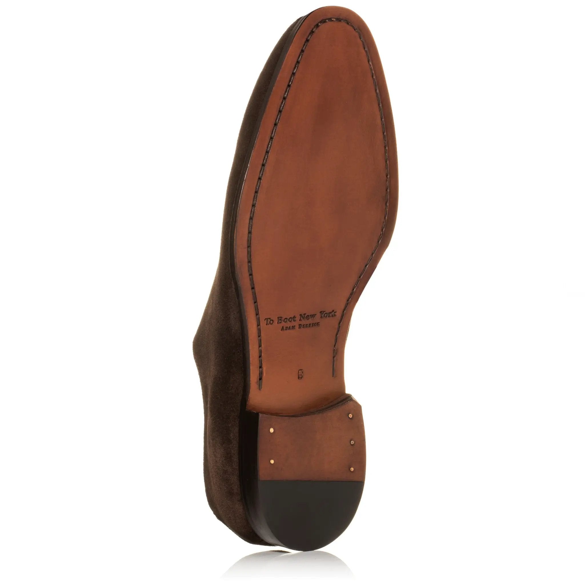 Chamberlain Brown Suede One-Piece Lace-Up Balmoral by To Boot New York