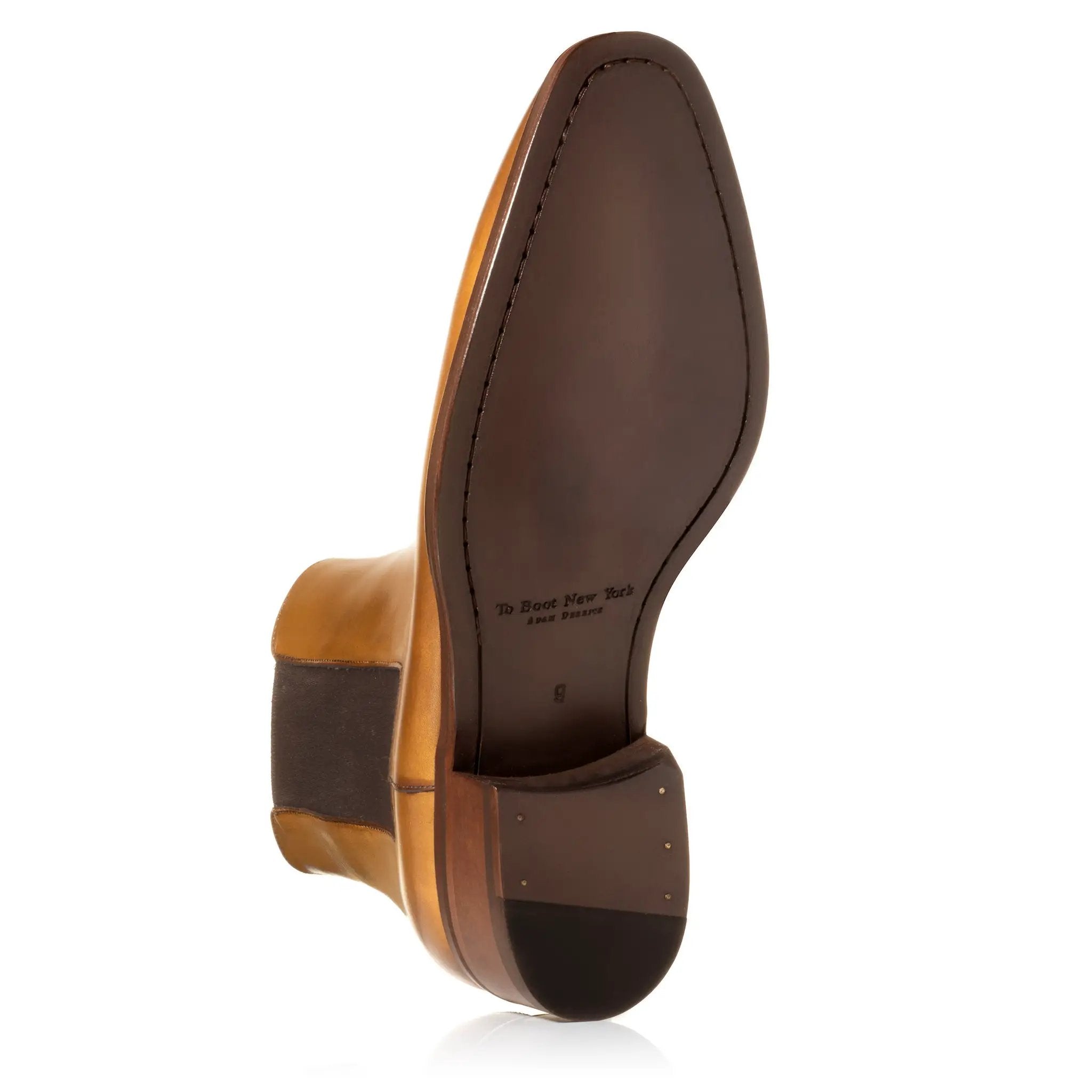 TO Boot New York - Erikson Burnished Tan Calf Leather Chelsea Boot Burnished Tan / 8 / True TO SIZE.