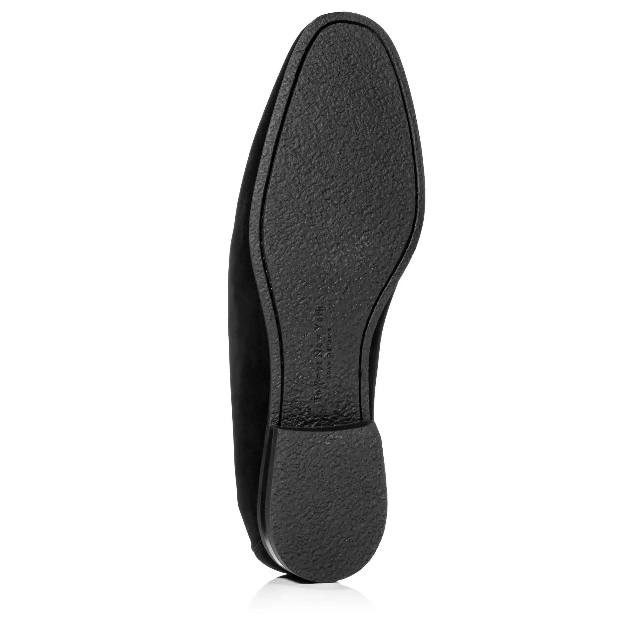 Sonoma Black Suede Slip-On Loafer by To Boot New York