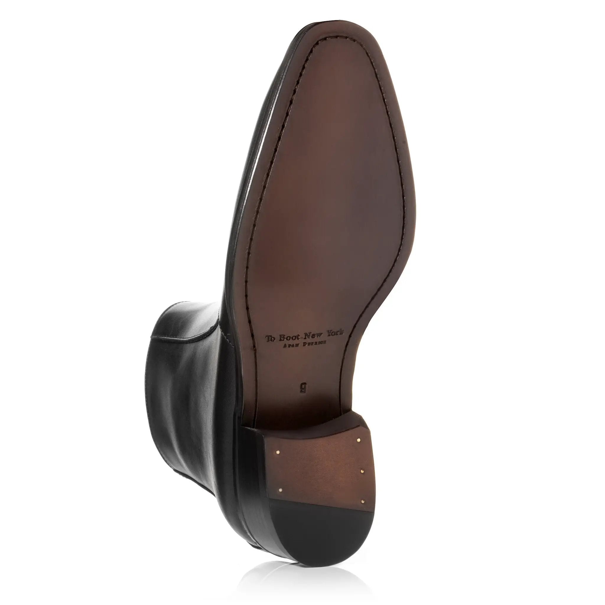 Gilmour Black Calf Leather Zip Boot by To Boot New York
