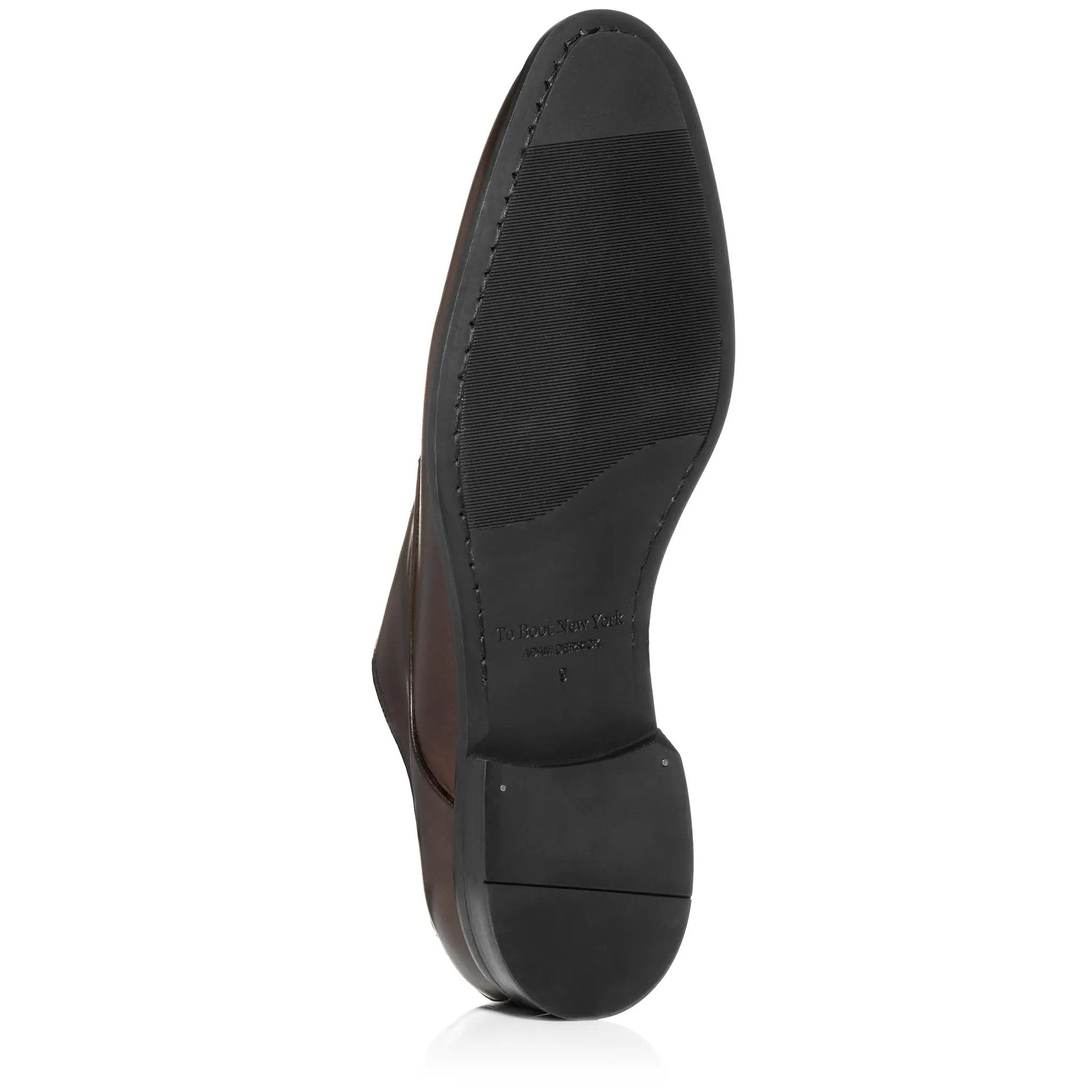 Parsons Dark Brown Calf Leather Derby Oxford by To Boot New York