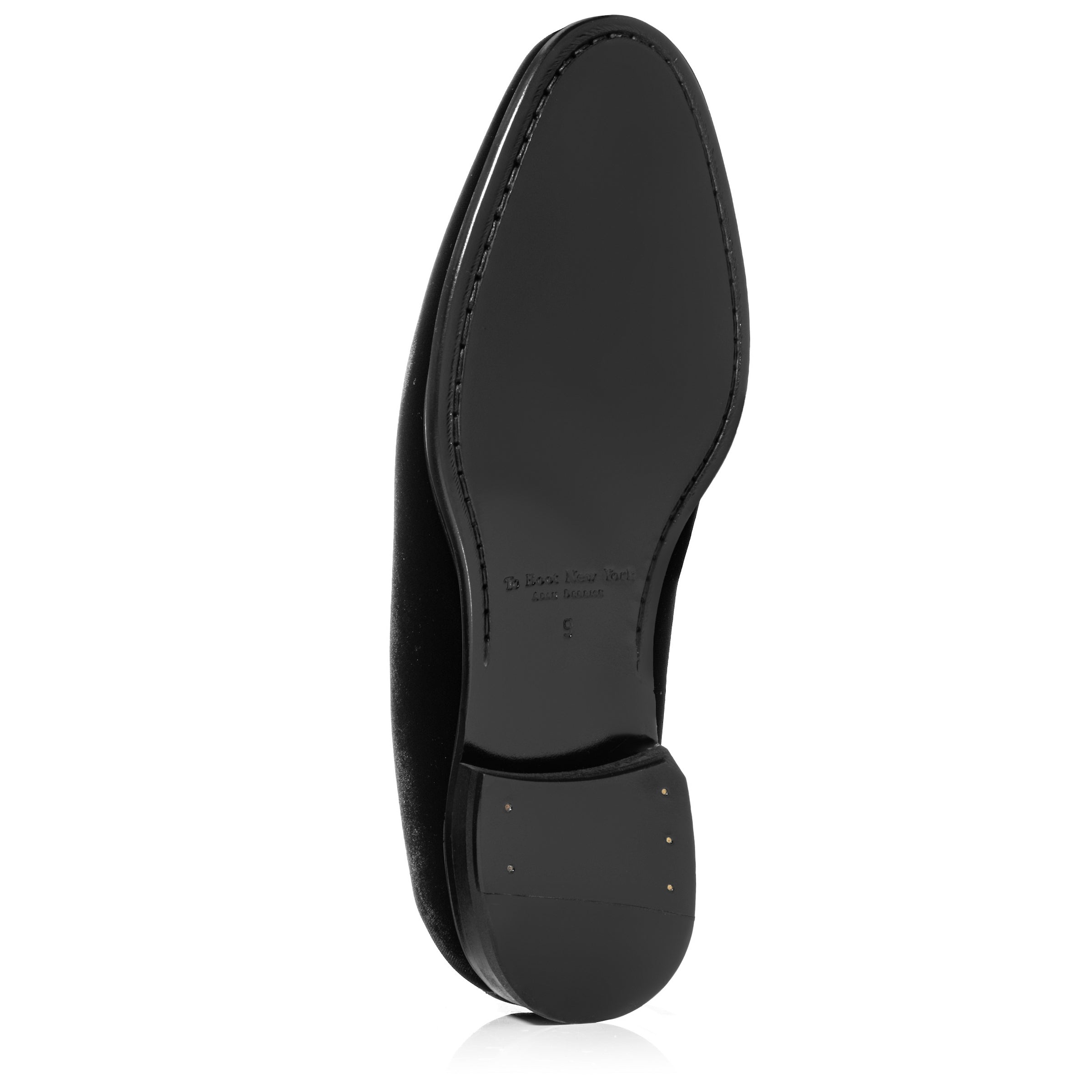Wesley Black Velvet Formal Tuxedo Shoe