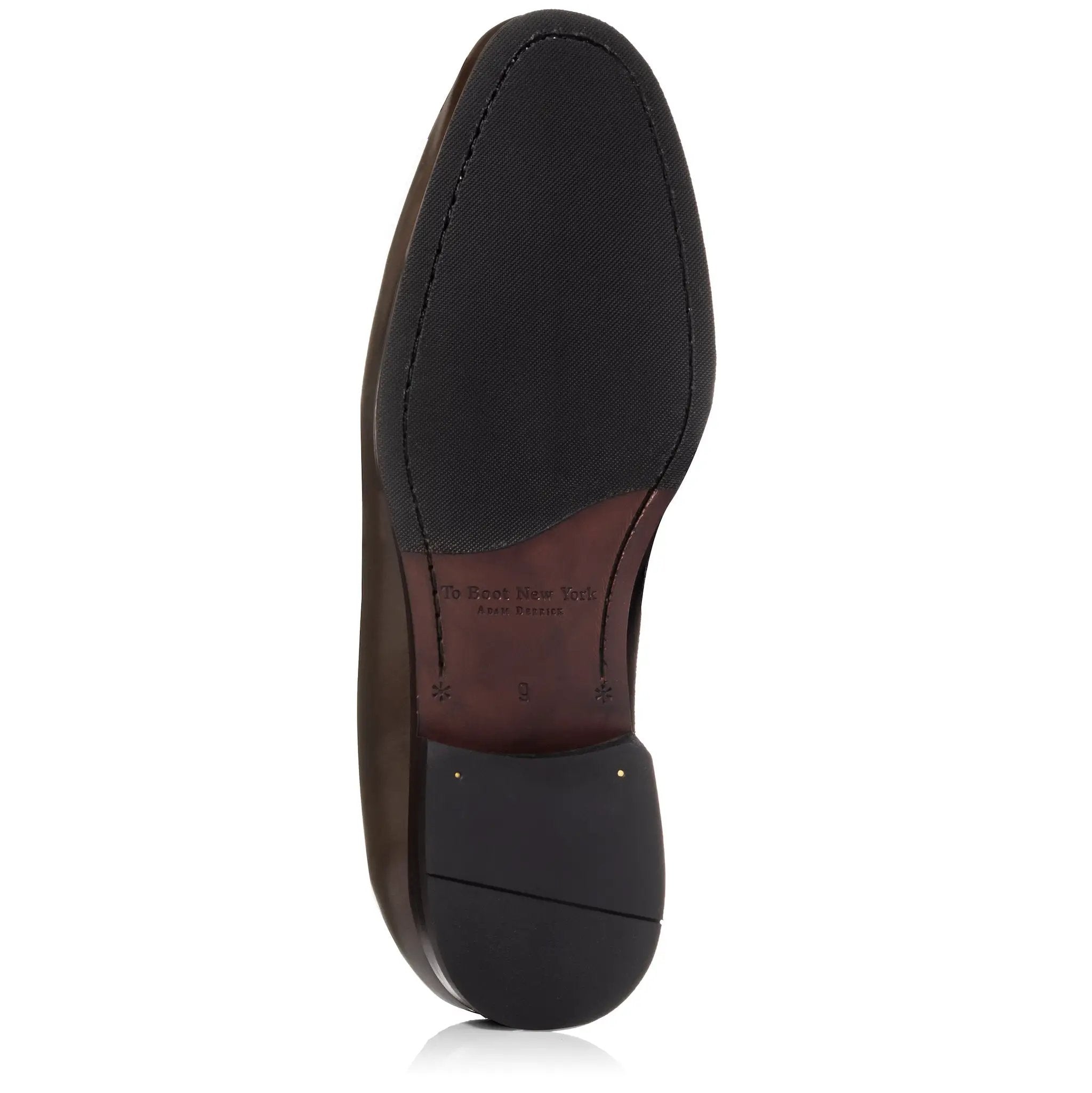 Ronny Burnished Brown Calf Slip-On Loafer by To Boot New York