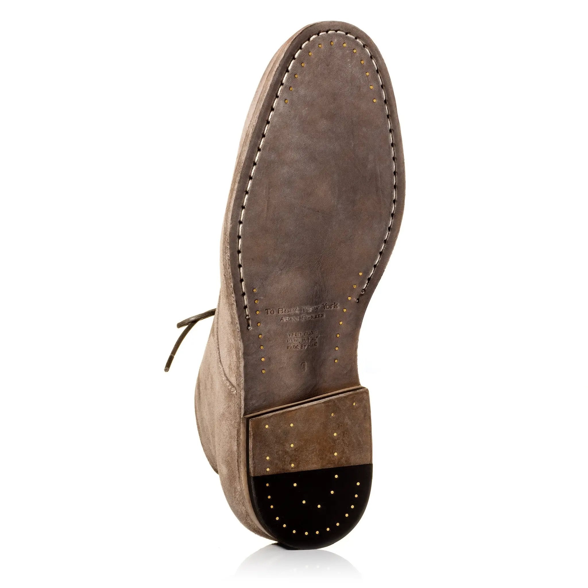 TO Boot New York - Jarreau Grey Waxed Suede Plain Toe Lace Boot Grey / 9 / True TO SIZE.