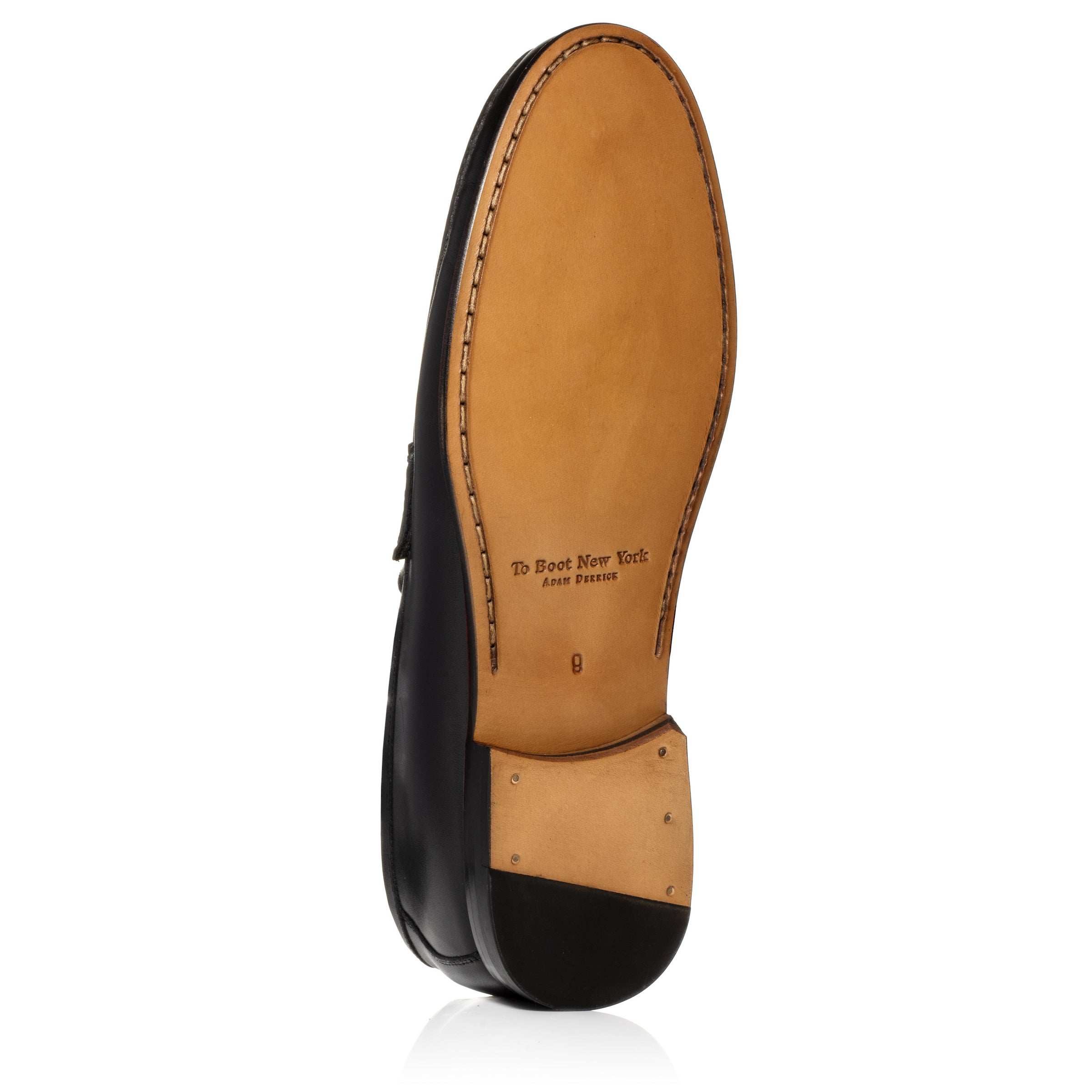 Clapton Black Calf Penny Loafer