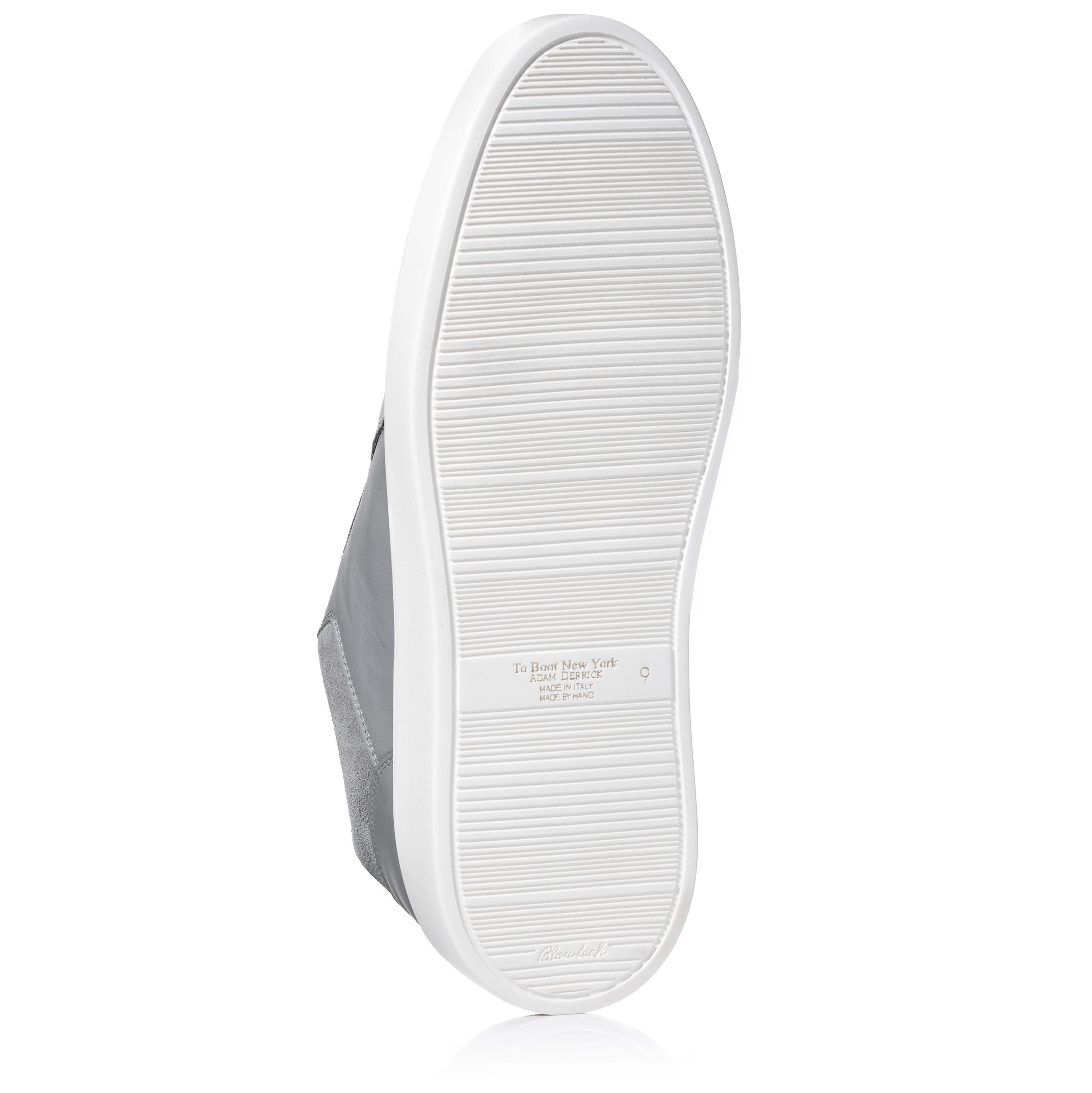 Oakmont Grey Leather & Suede Luxury Low-Top Sneakers