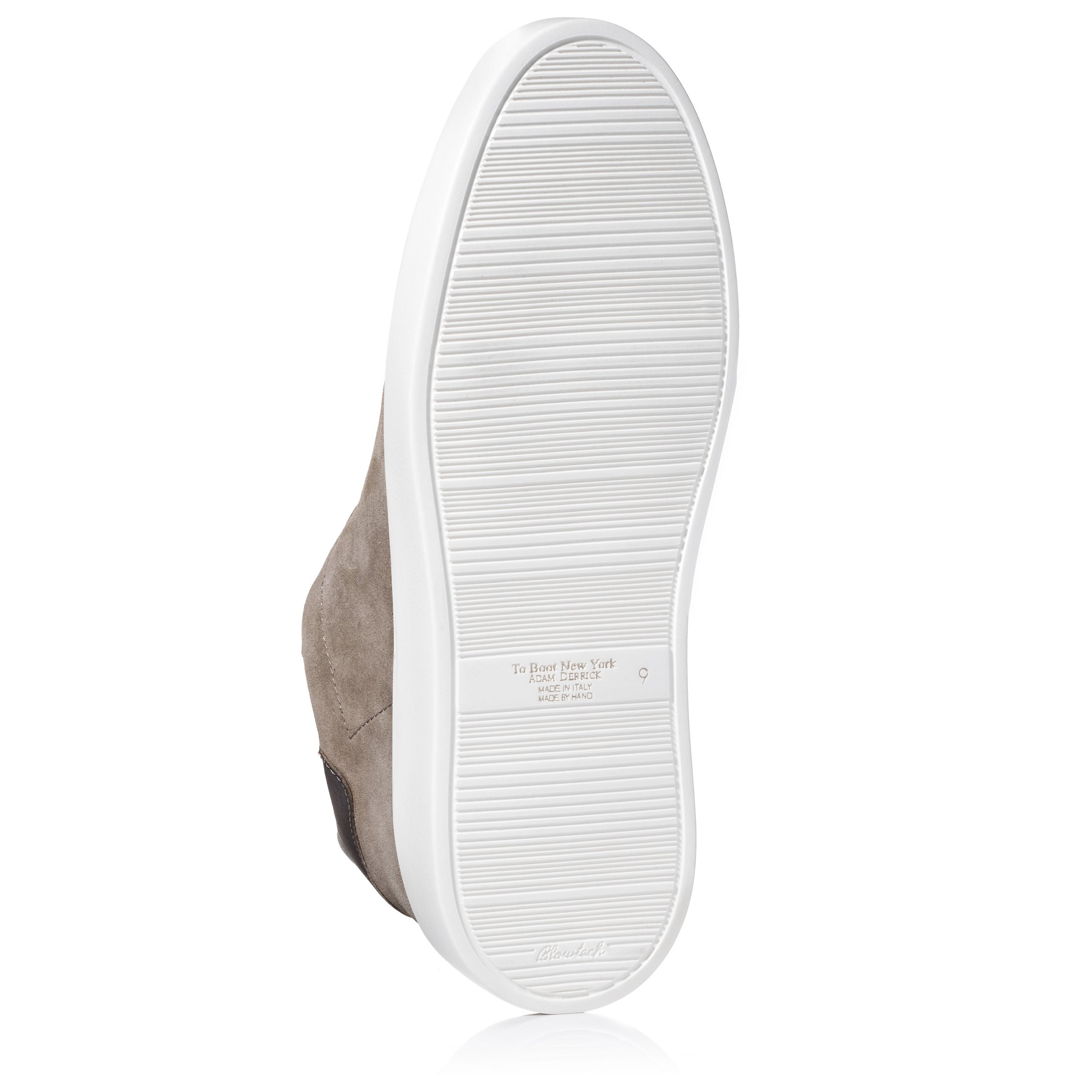 James Taupe Suede Stretch Lace Luxury Low-Top Sneakers