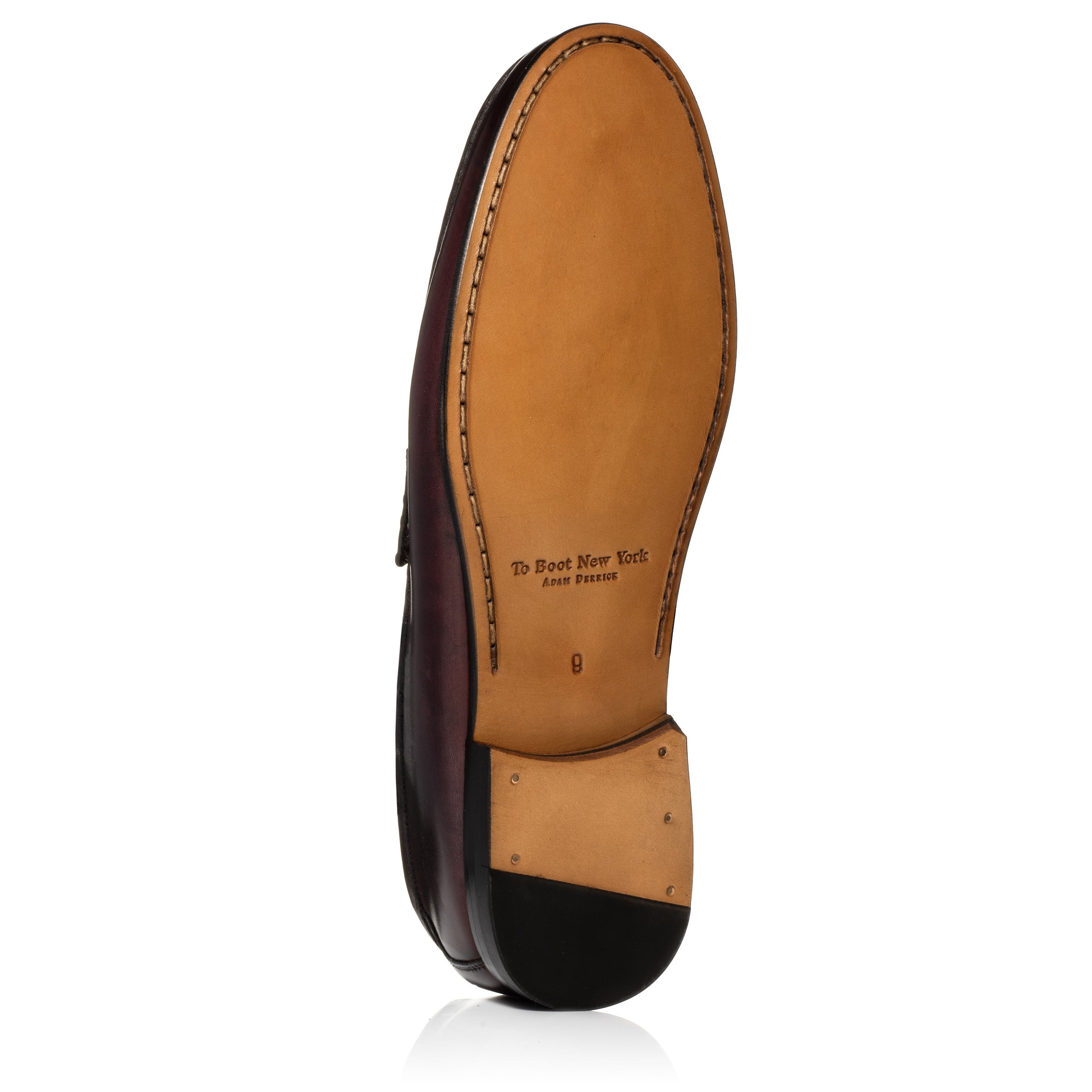 Clapton Bordeaux Calf Penny Loafer