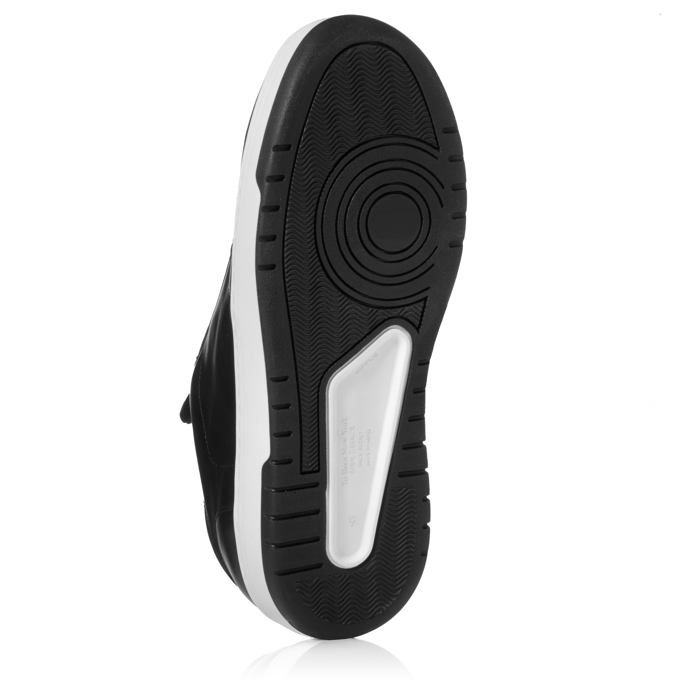 Colin Black Leather Court Sneaker