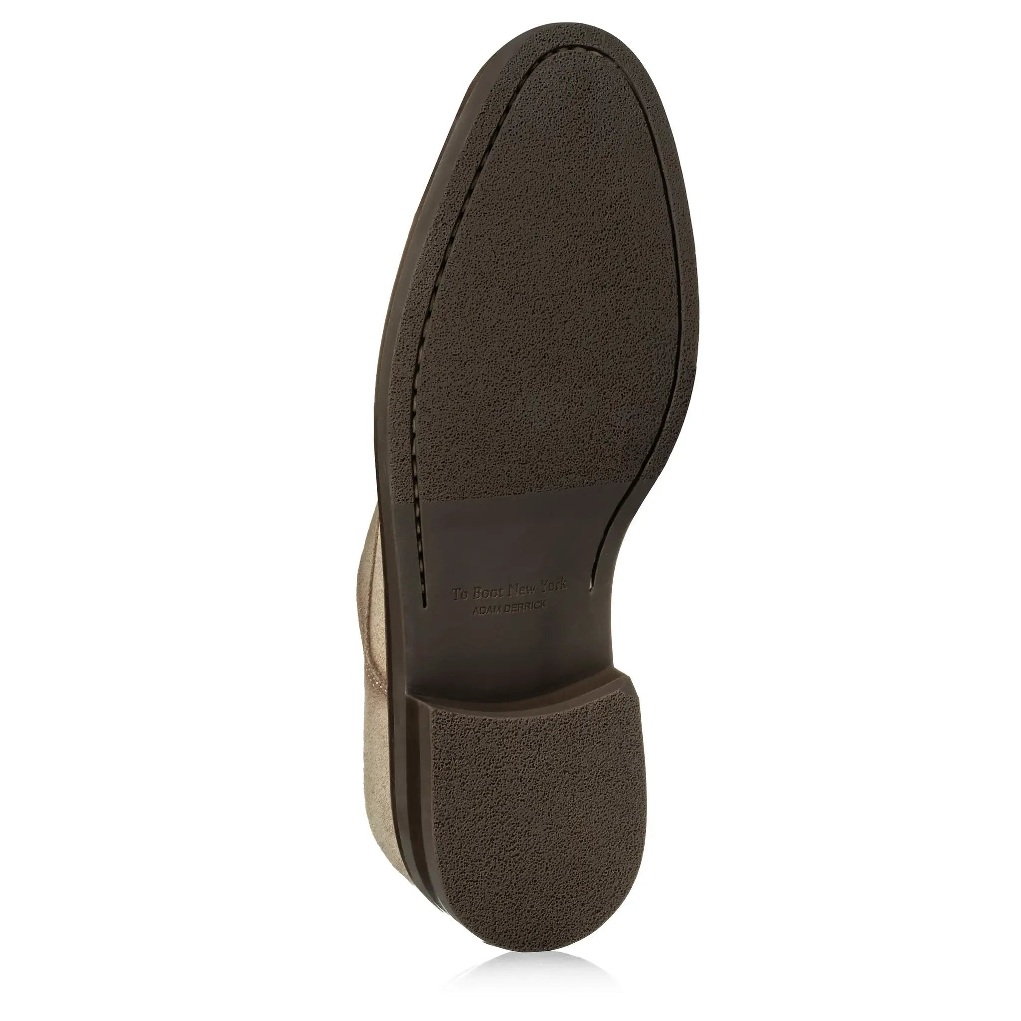 Vineyard Taupe Suede Derby Lace-Up Oxford by To Boot New York