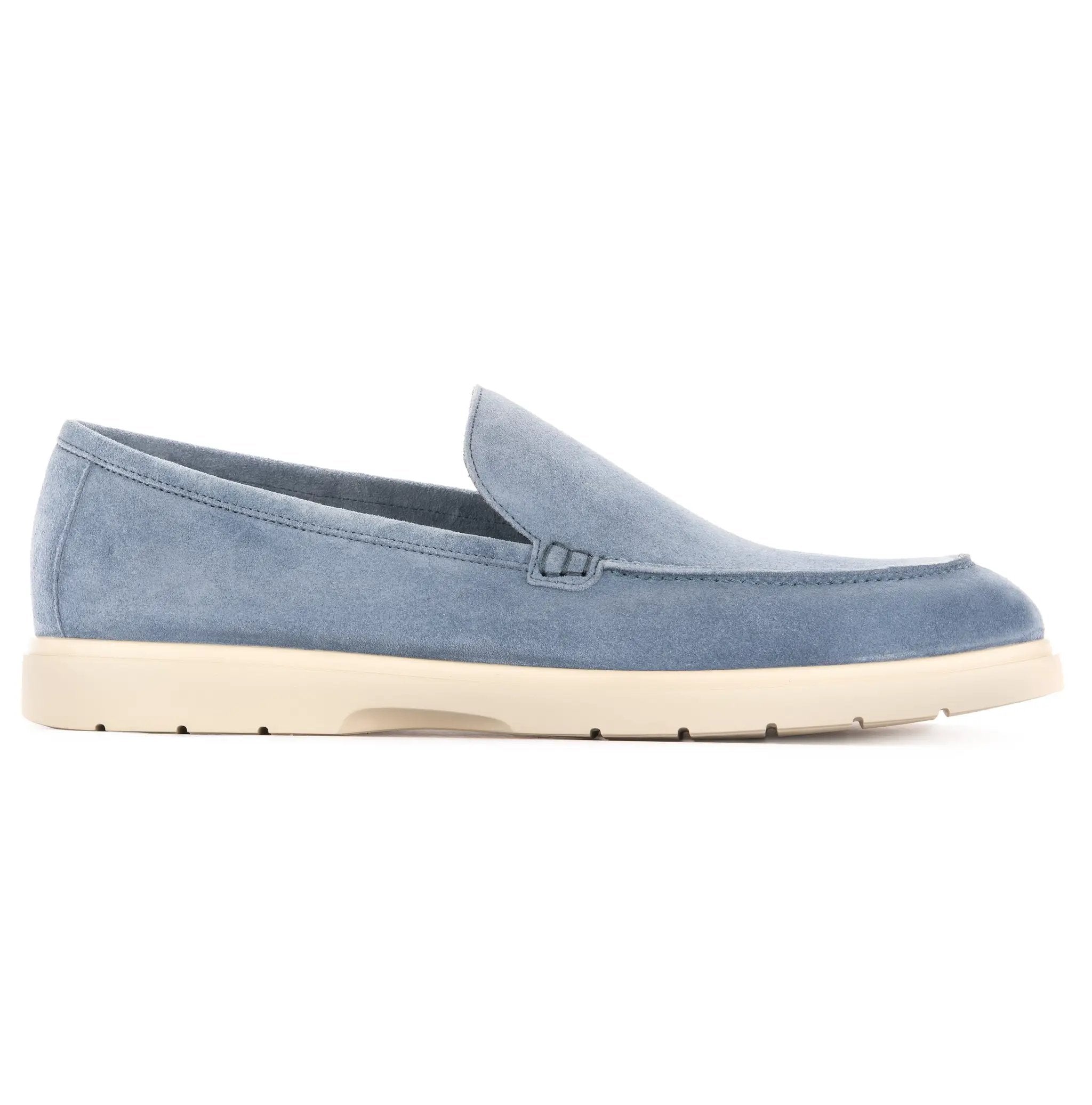 Hathaway Sky Blue Suede Slip-On by To Boot New York