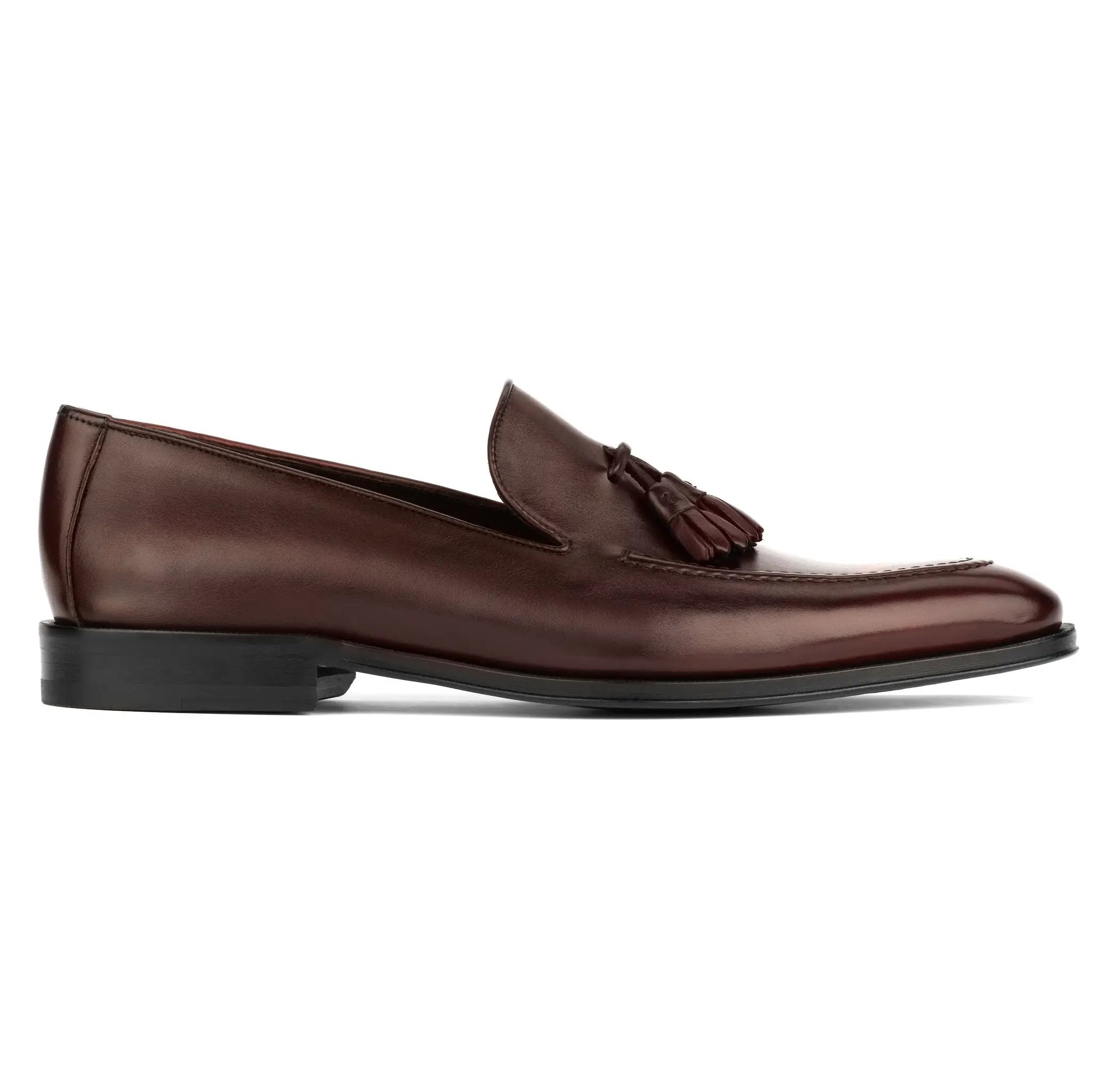 Maurizio Bordeaux Calf Tassel Loafer by To Boot New York
