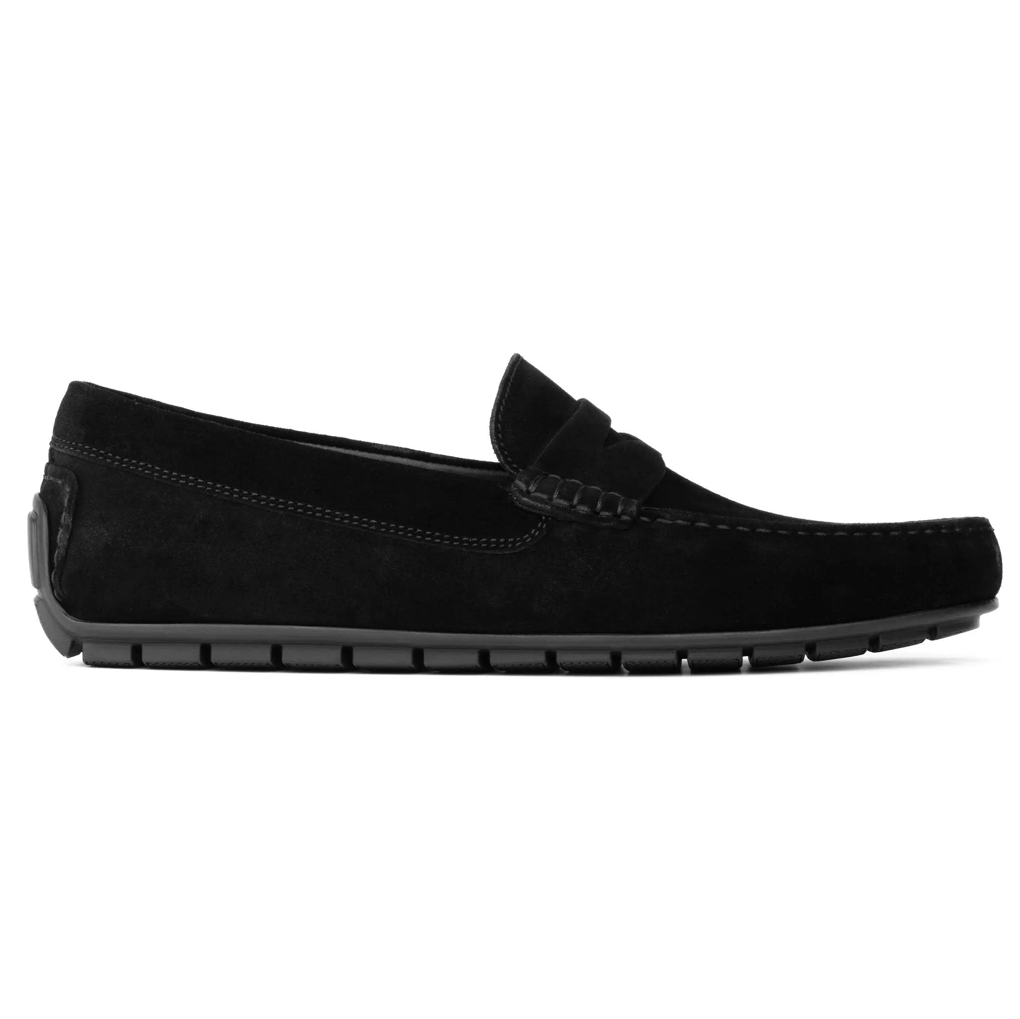 Adelaide Black Suede Driving Shoe by To Boot New York