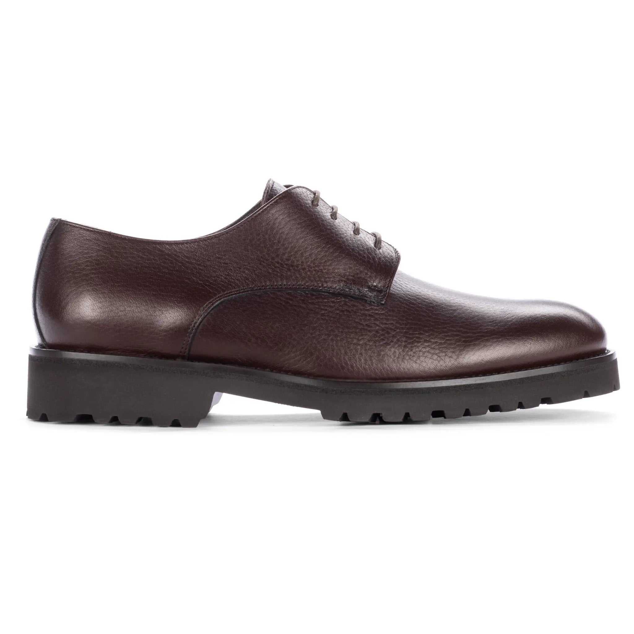 Williamsburg Dark Brown Deerskin Oxford Lace-Up by To Boot New York