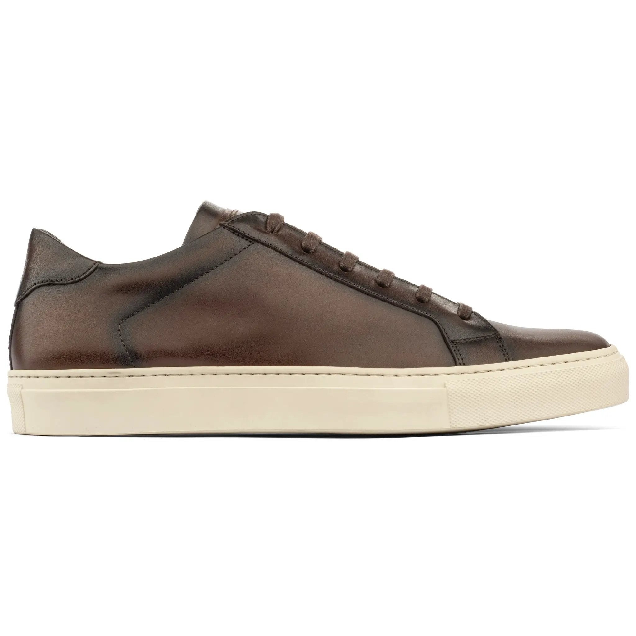 Pescara Dark Brown Calf Sneaker by To Boot New York