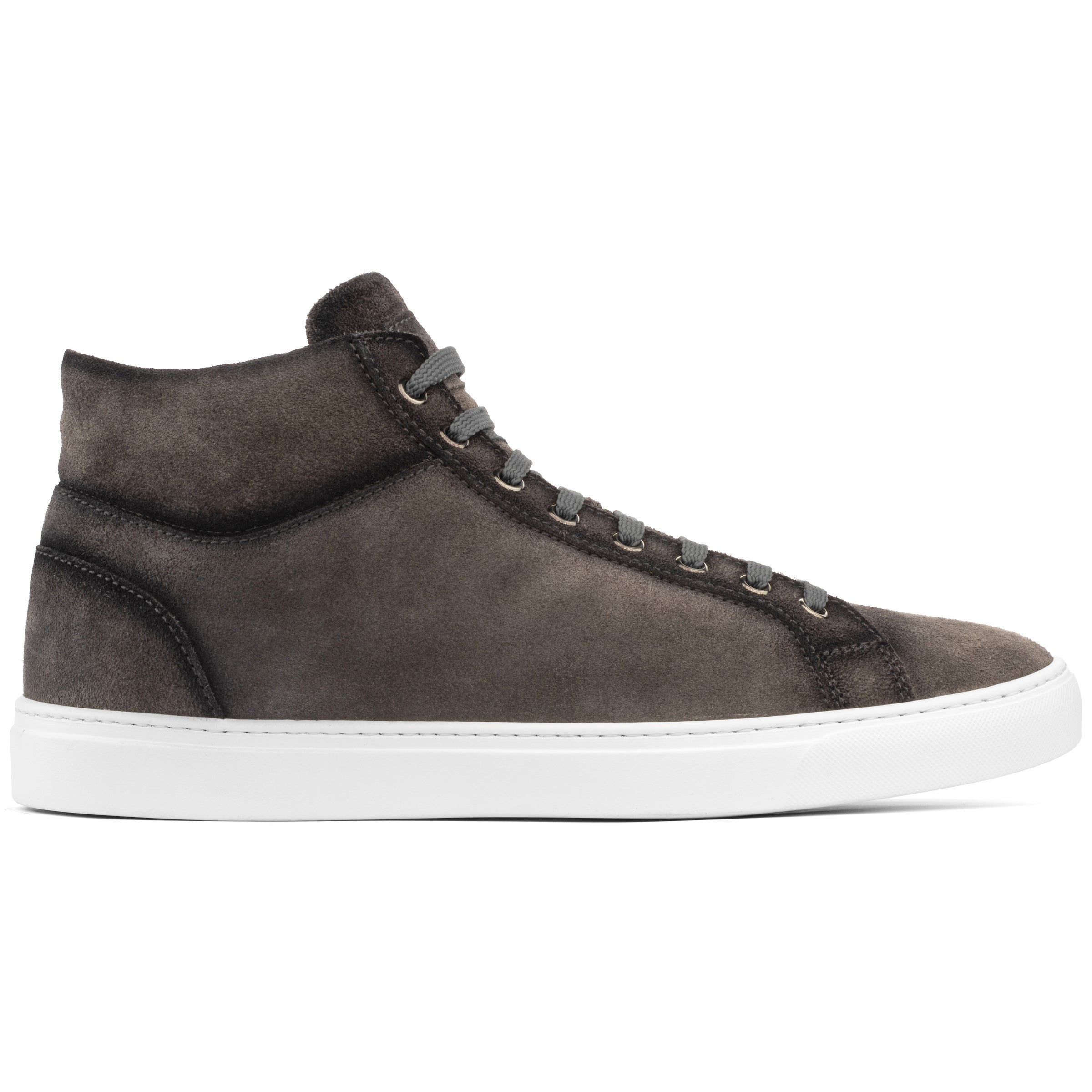Luther Grey Aero Suede High Top Sneaker